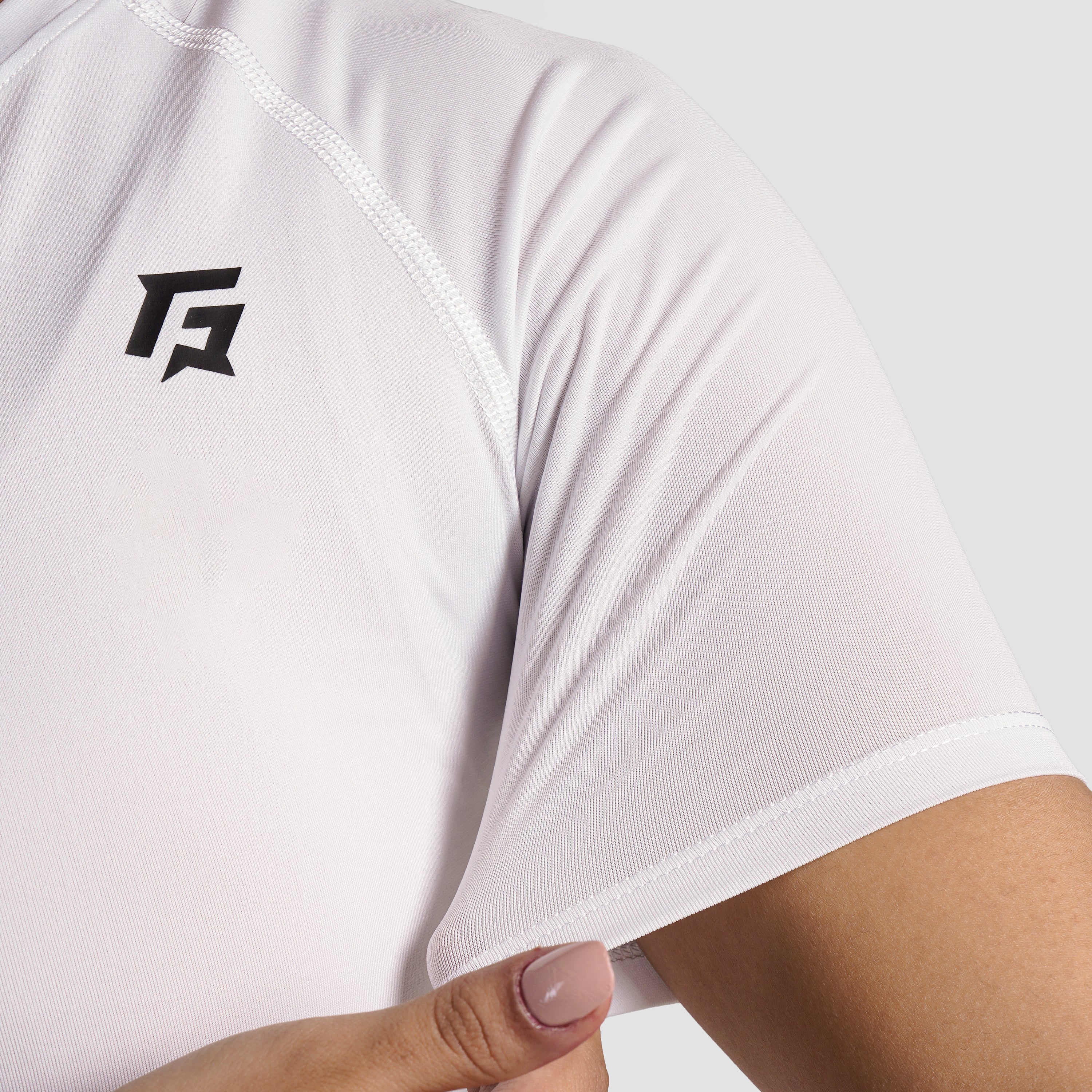 GA Flex Compression Short Sleeves (White) - Image 6