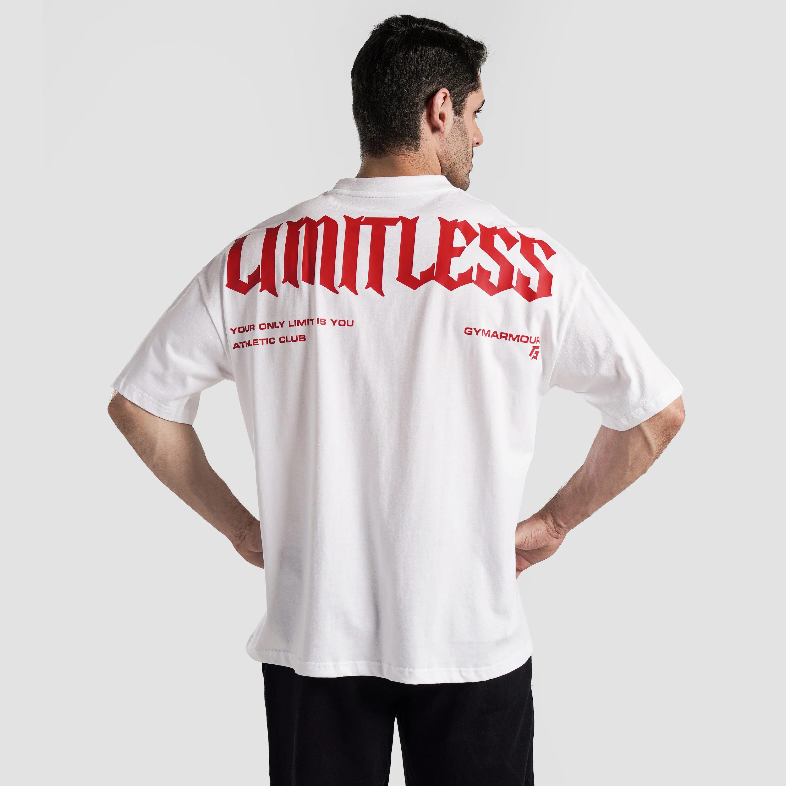 GA Limitless Oversized Tee (White) - Image 3