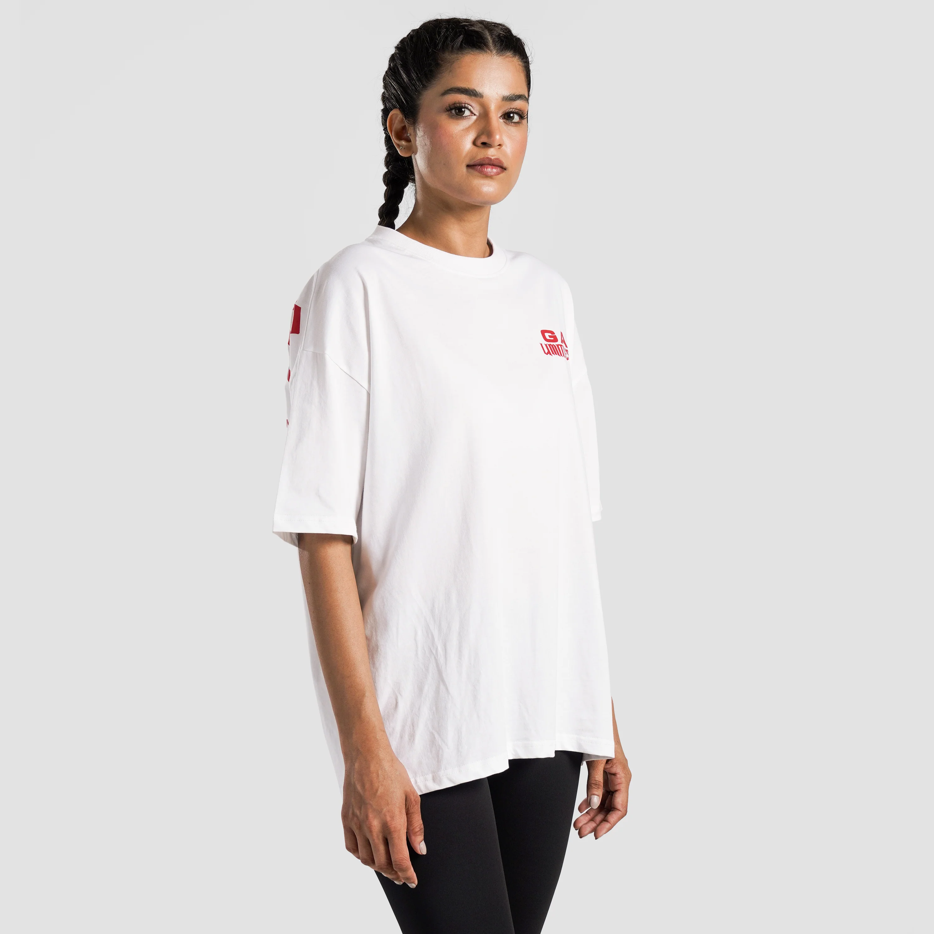 GA Limitless Oversized Tee (White) - Image 4