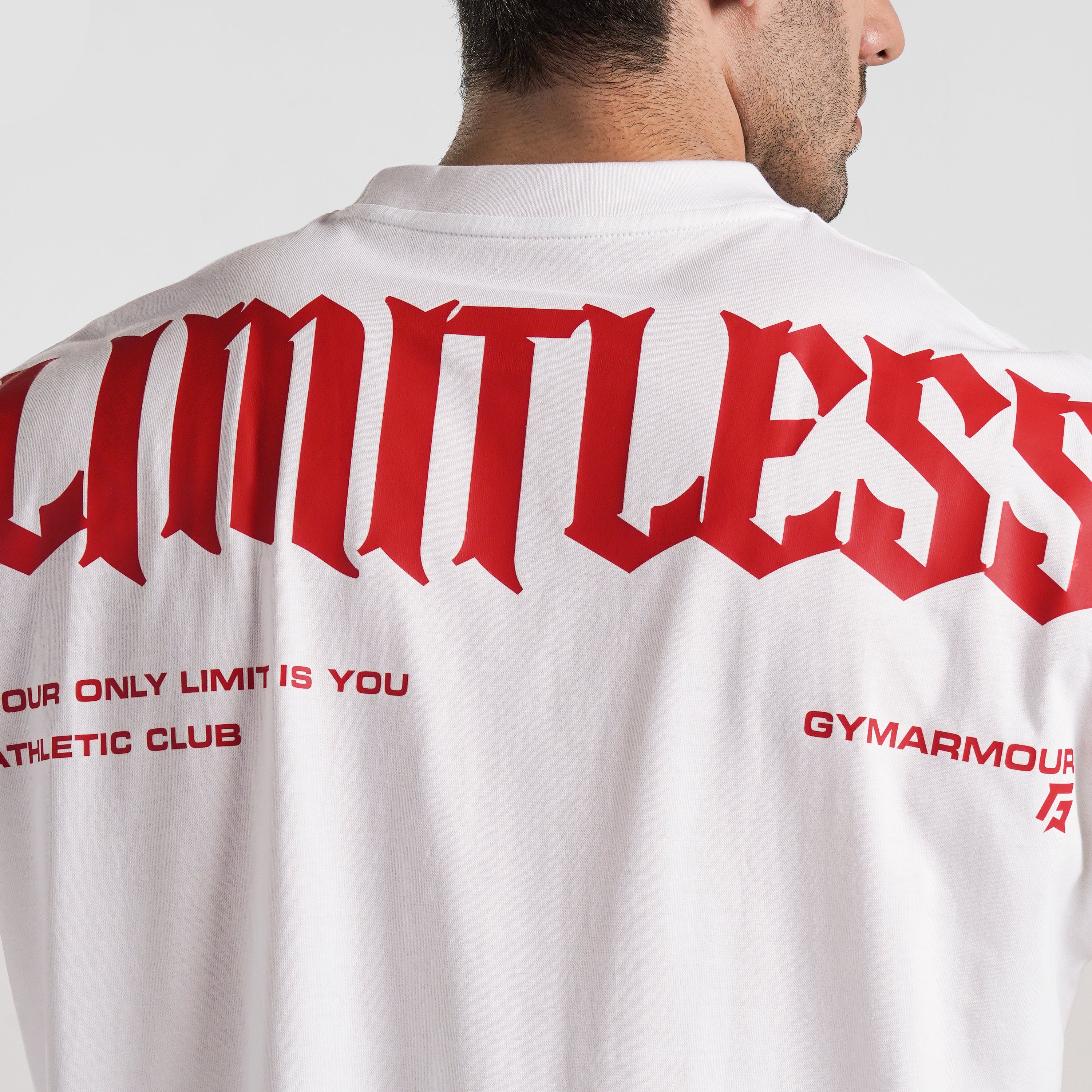 GA Limitless Oversized Tee (White) - Image 5