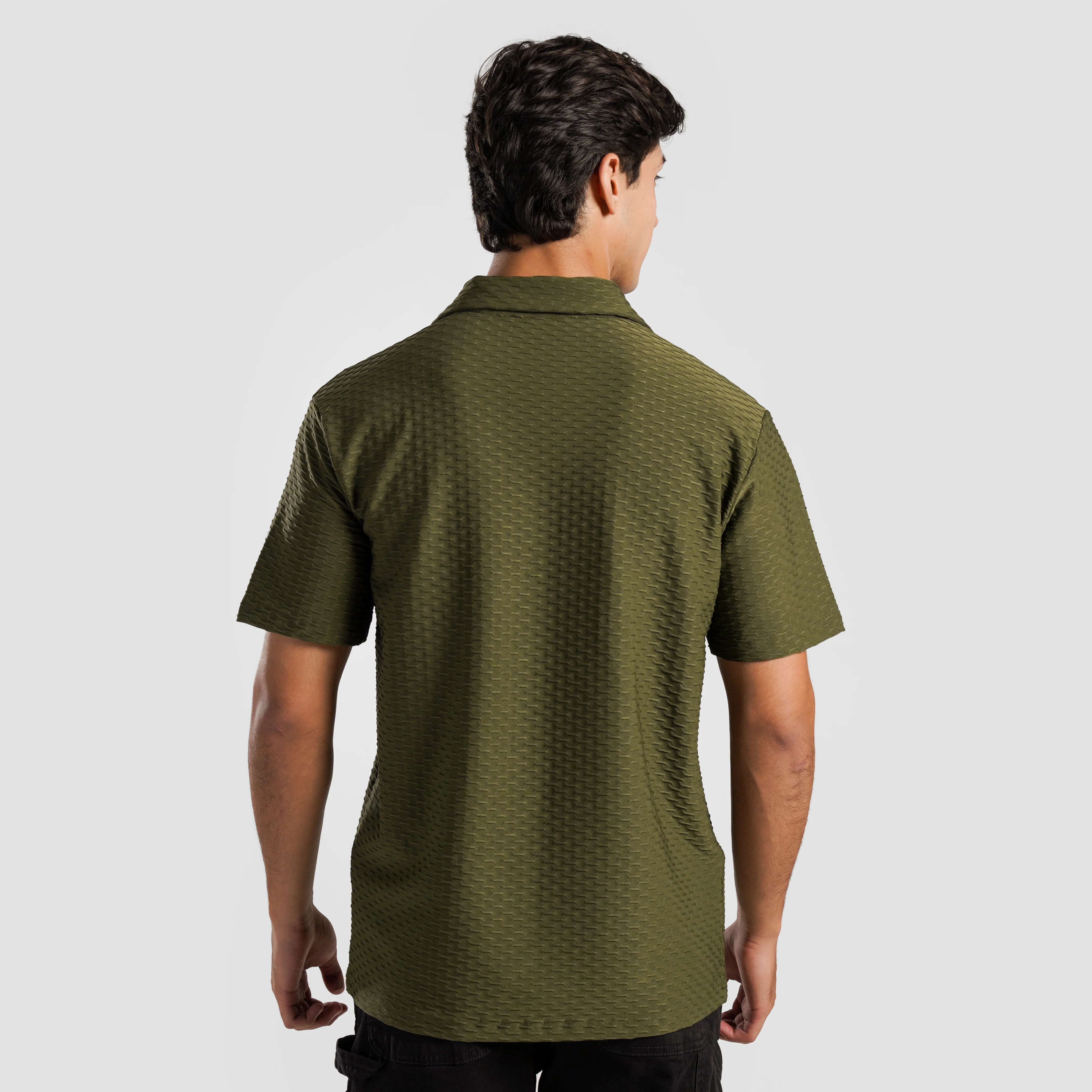 GAI Essential Button Down (Olive) - Image 3