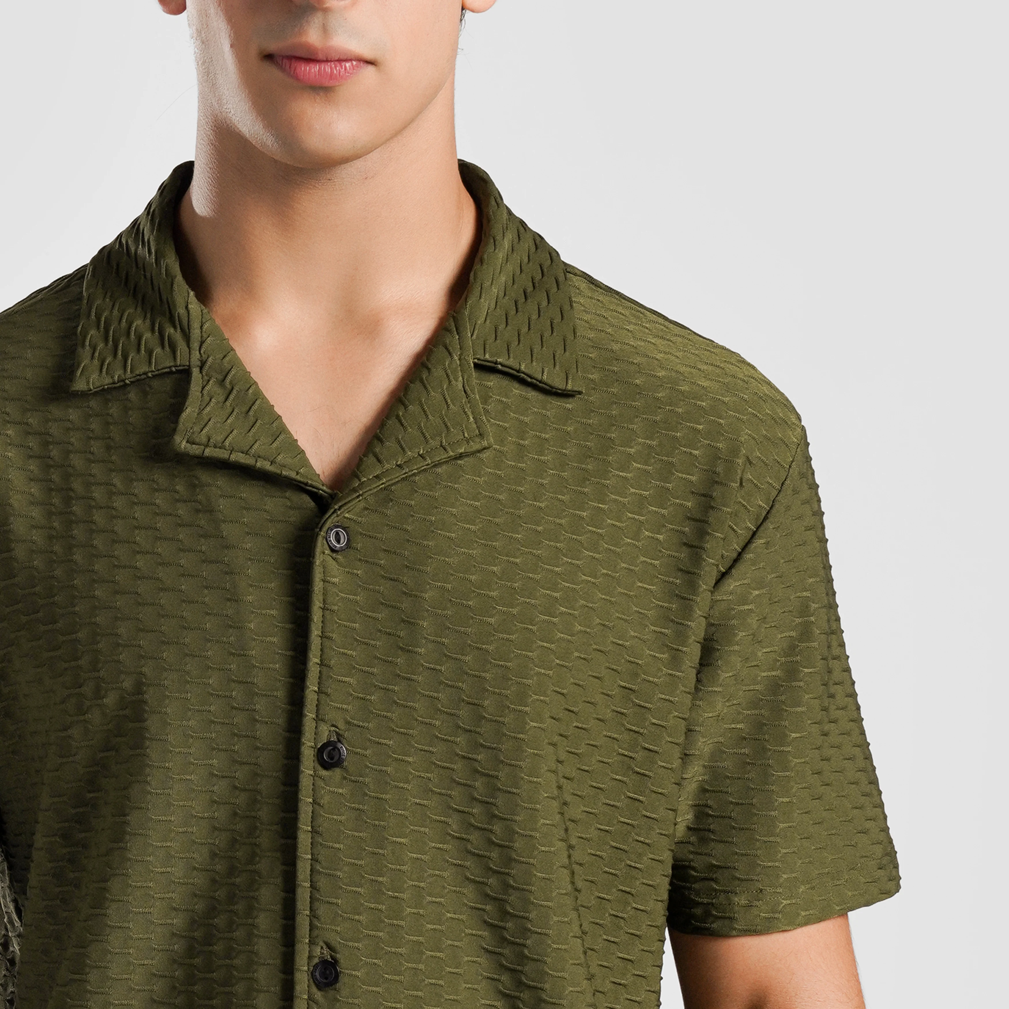GAI Essential Button Down (Olive) - Image 5