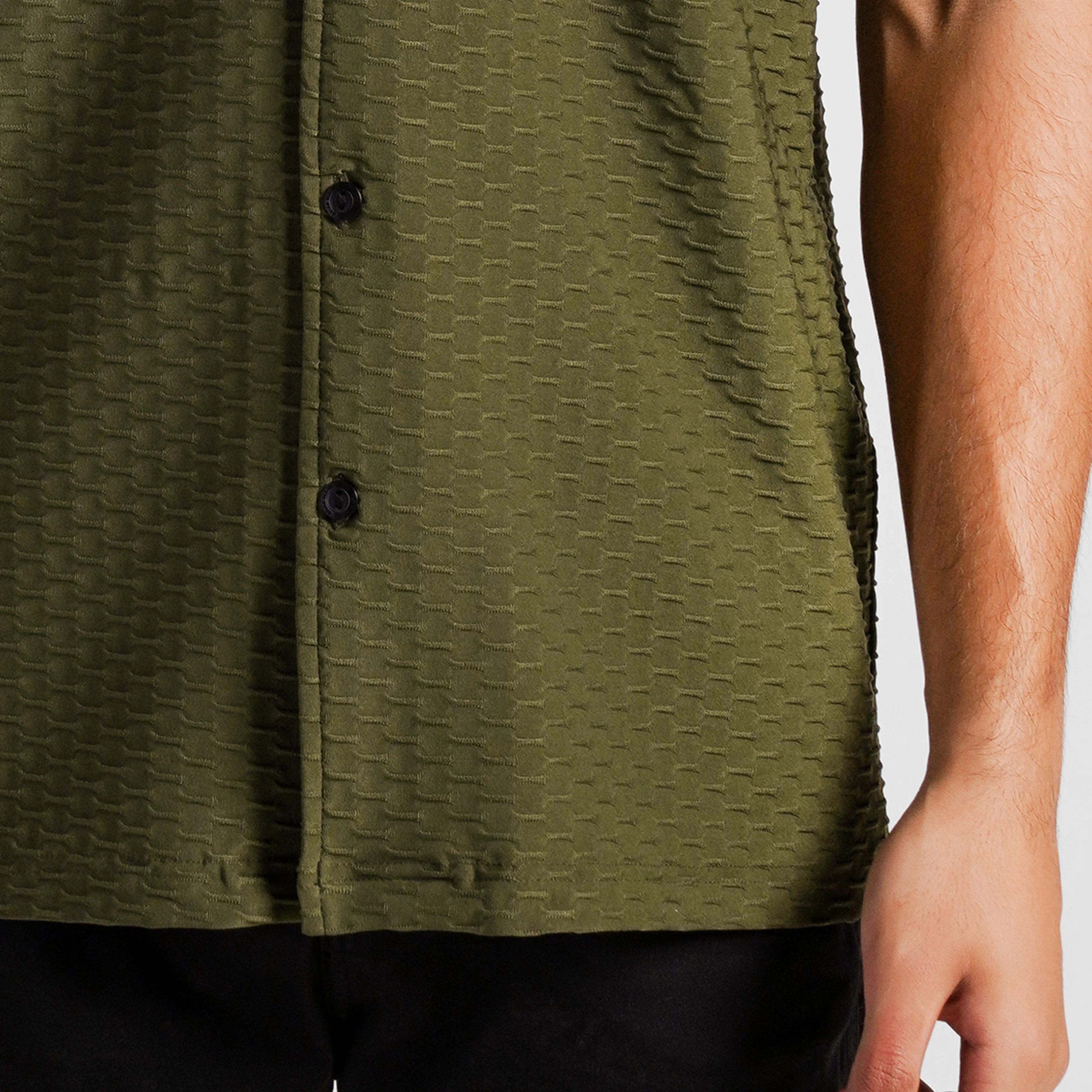 GAI Essential Button Down (Olive) - Image 6