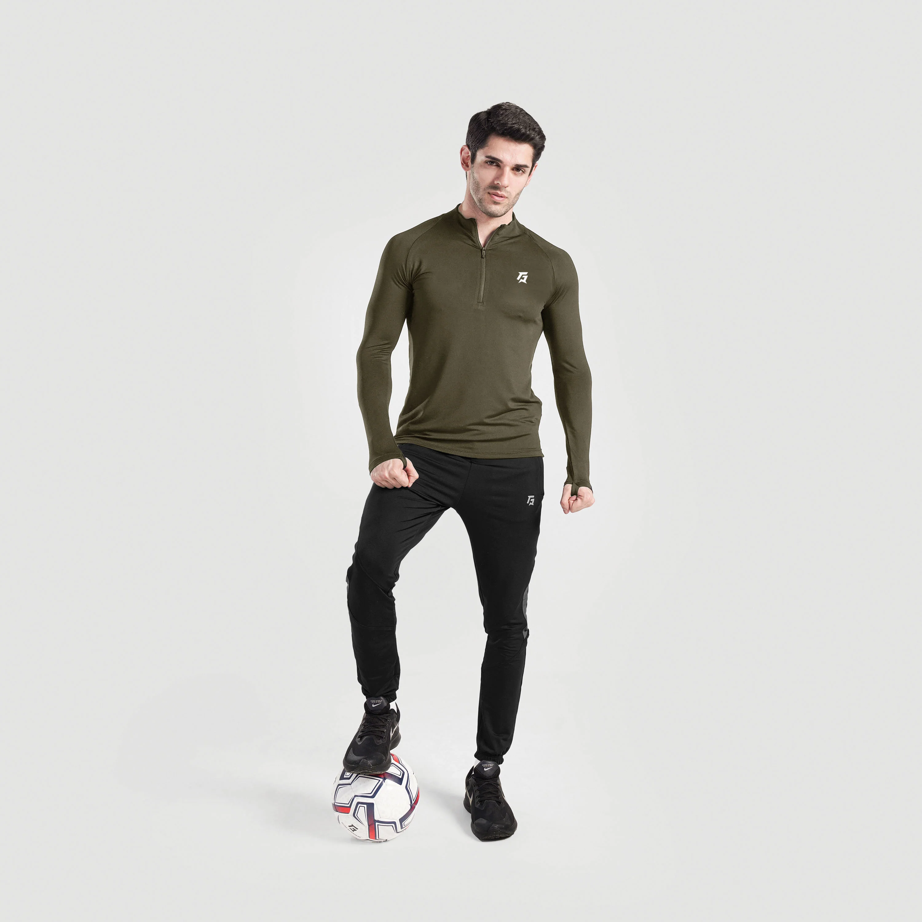 GAI Mock Neck (Olive) - Image 4