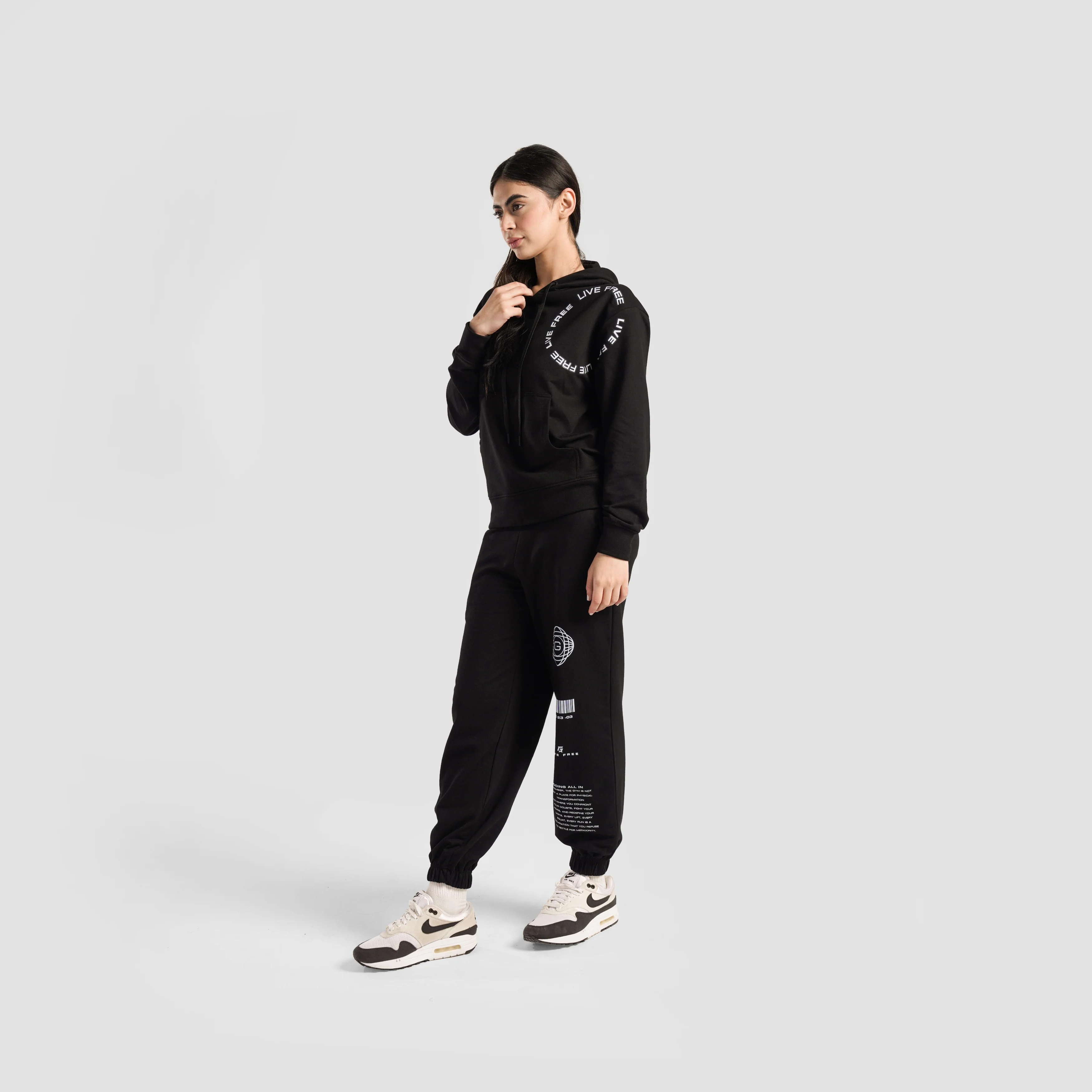 GAI Pulse Oversized Joggers (Black) - Image 4