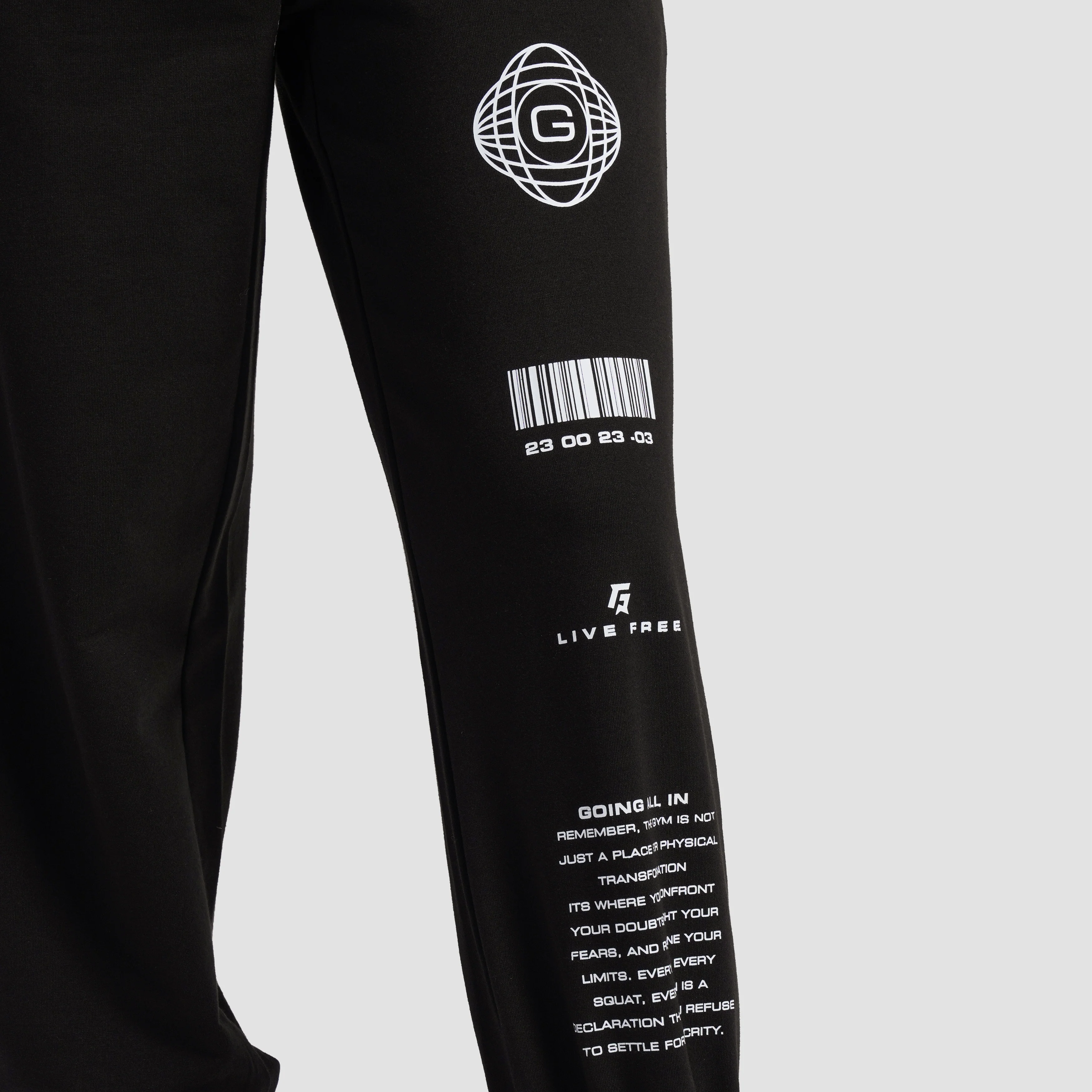 GAI Pulse Oversized Joggers (Black) - Image 5