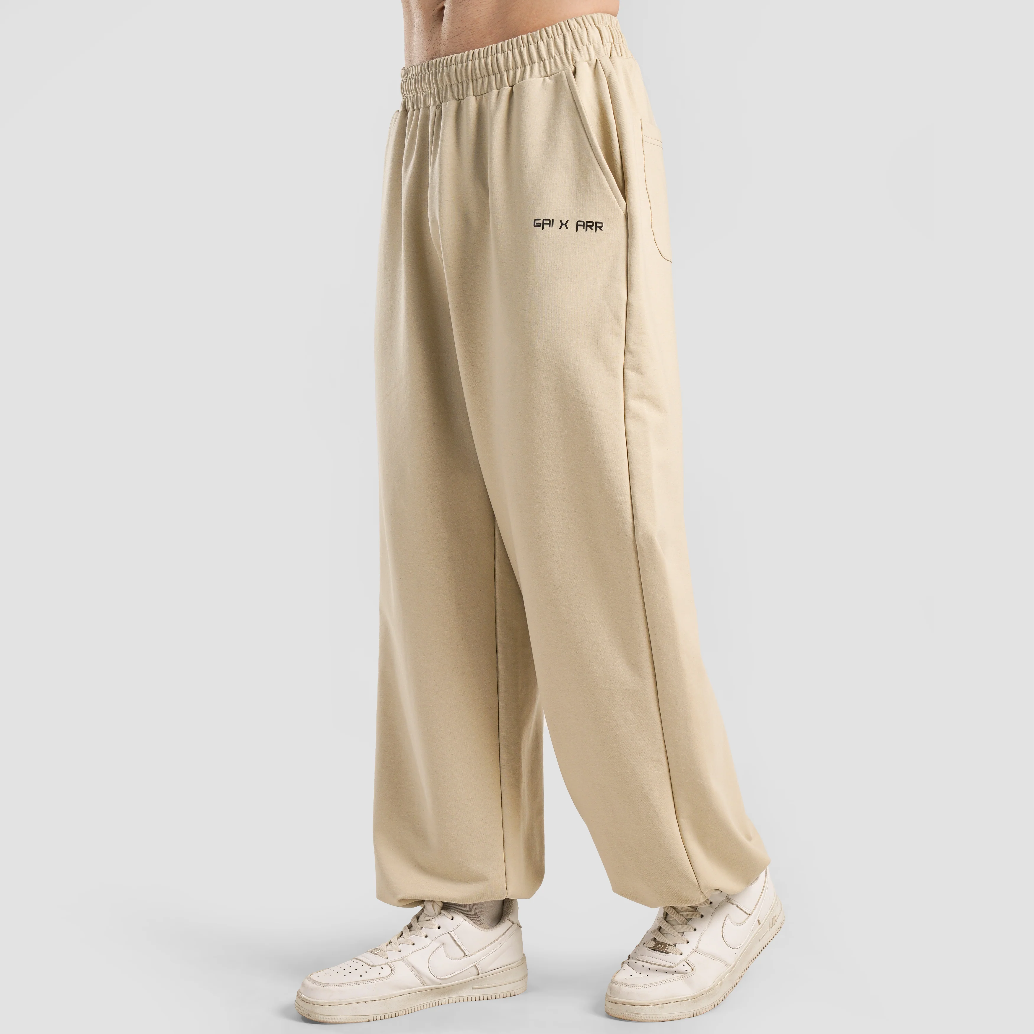GAI X ARR Wide SweatPants (Beige)
