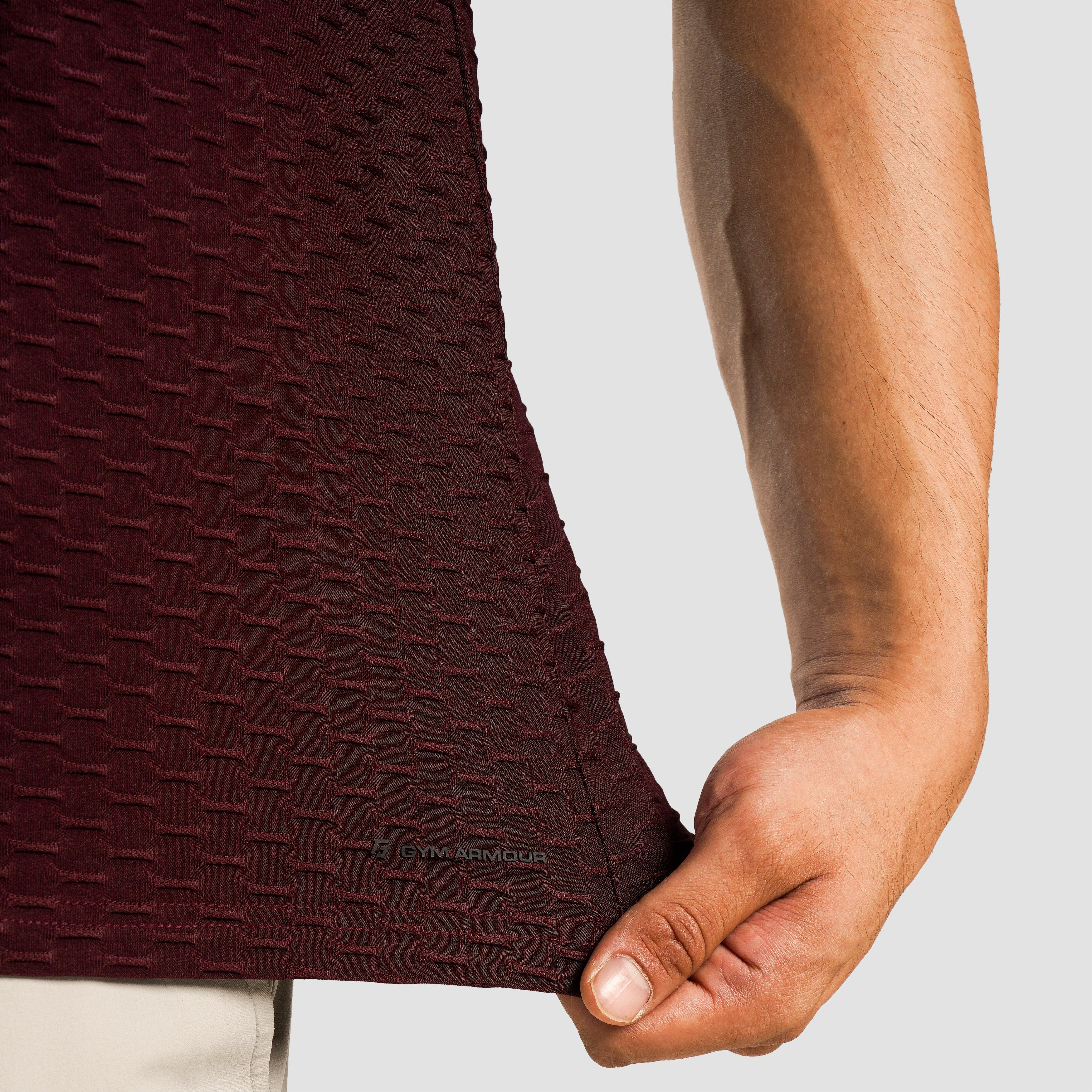 GridLock Tee (Maroon) - Image 6