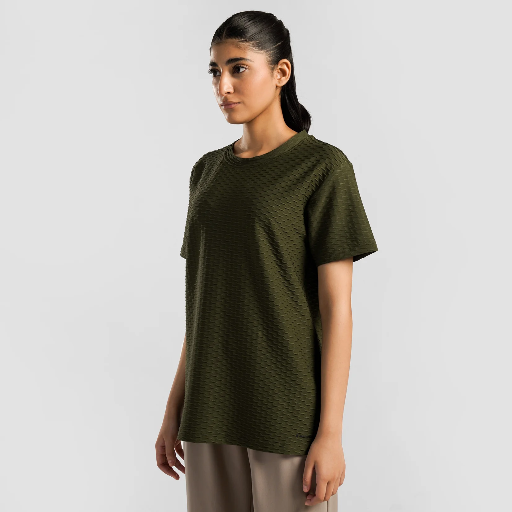 GridLock Tee (Olive) - Image 2