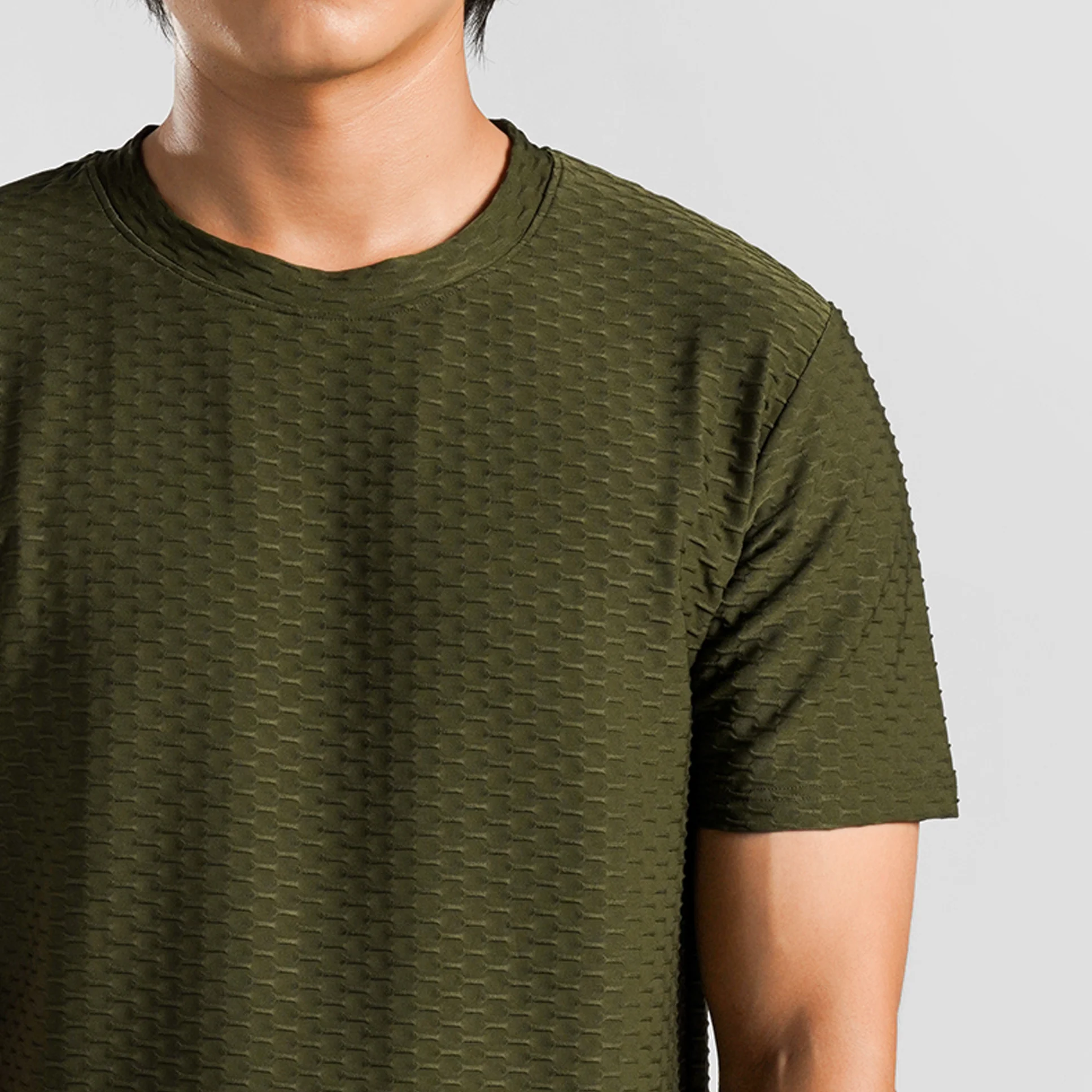 GridLock Tee (Olive) - Image 5