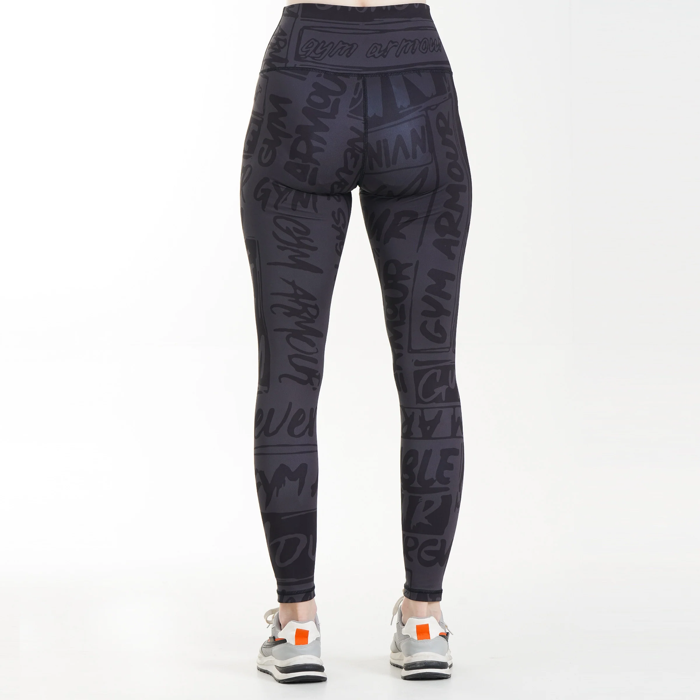 GymArmour Textured Leggings (Black) - Image 2