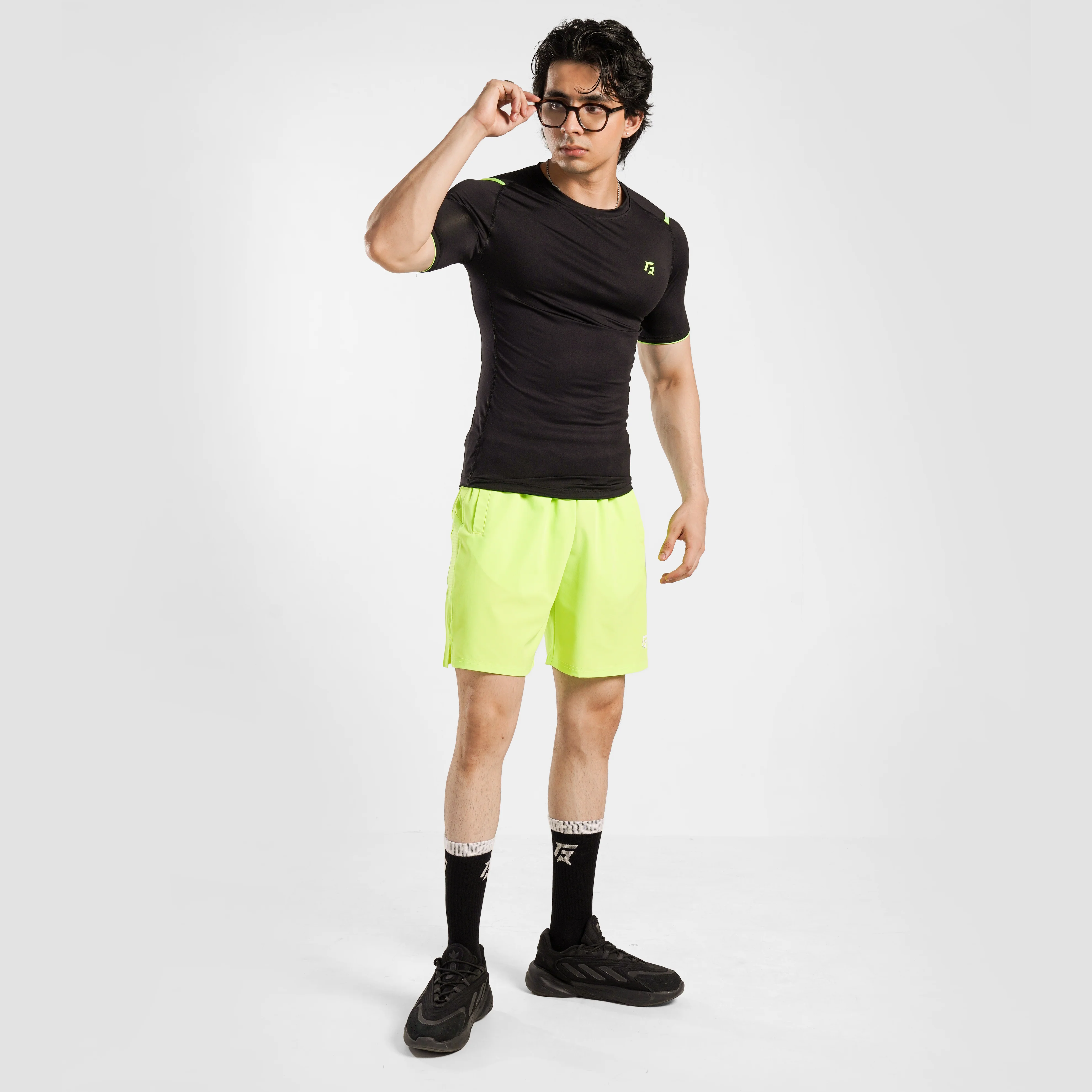 HI-VIBE MESH SHORTS (Neon Green) - Image 3