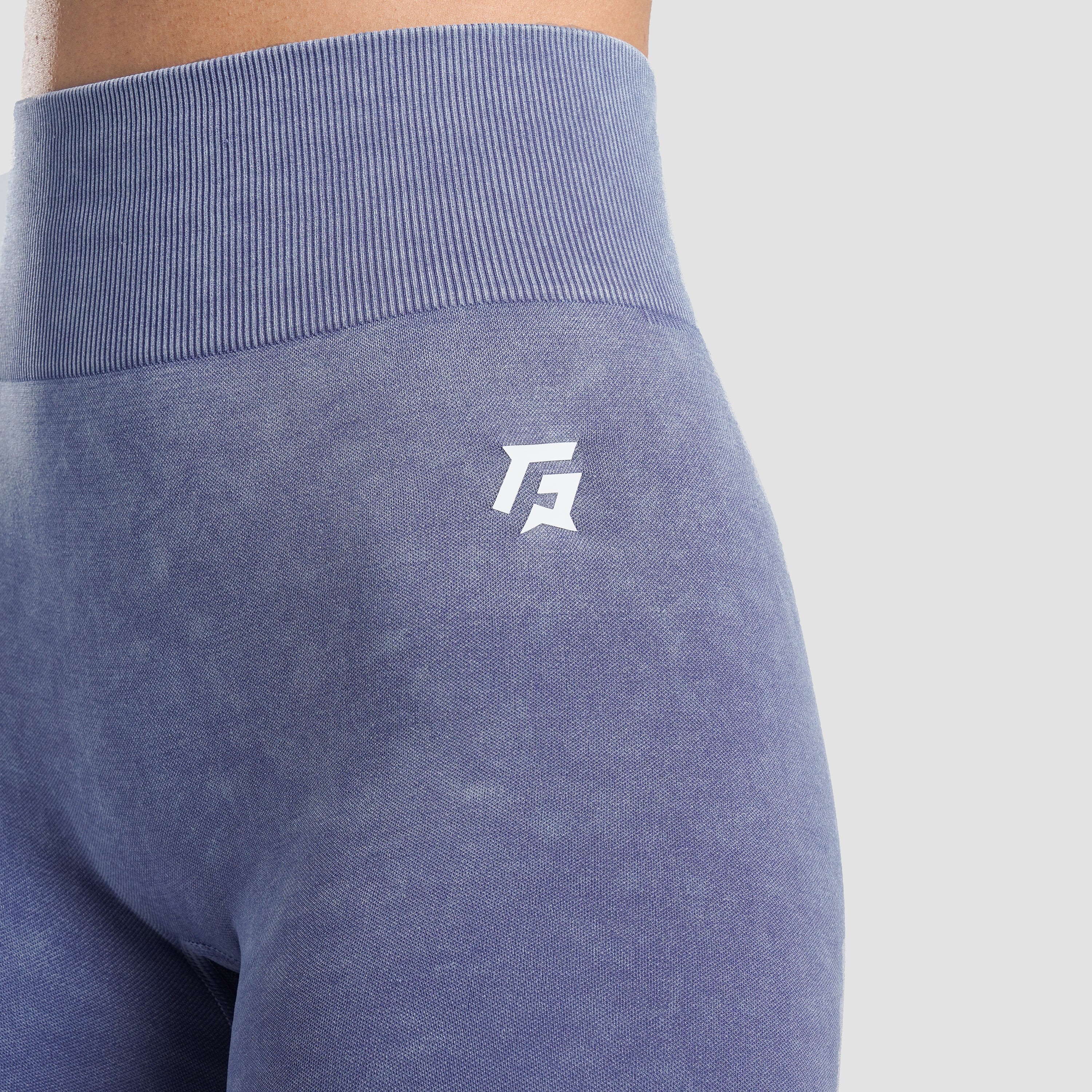 HyperGlam Seamless Leggings (Blue) - Image 5