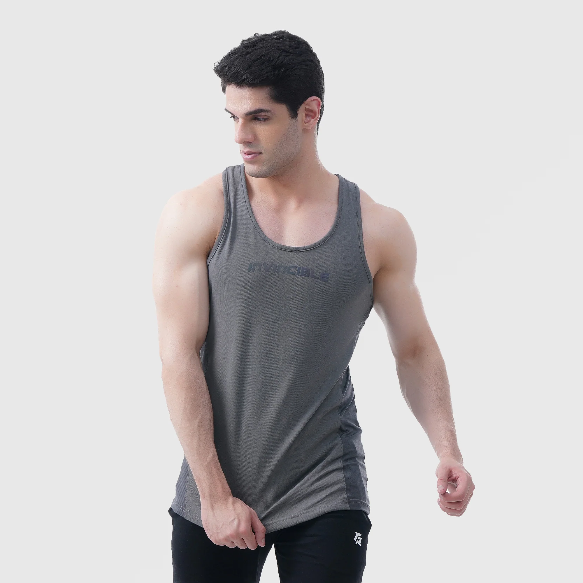 Invincible Athletic Tank (Dark Grey) - Image 5