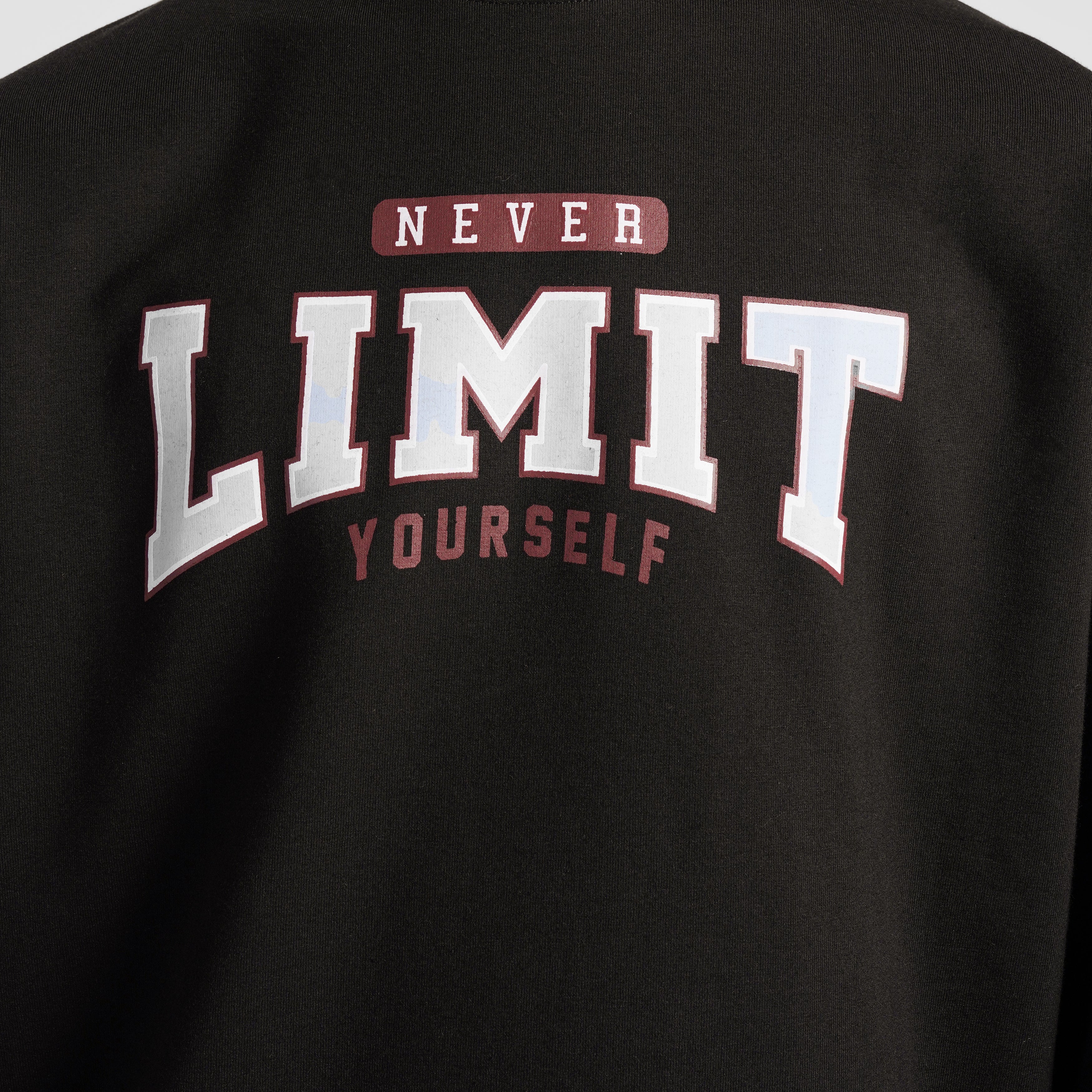 Limitless Fleece SweatShirt (Black) - Image 5