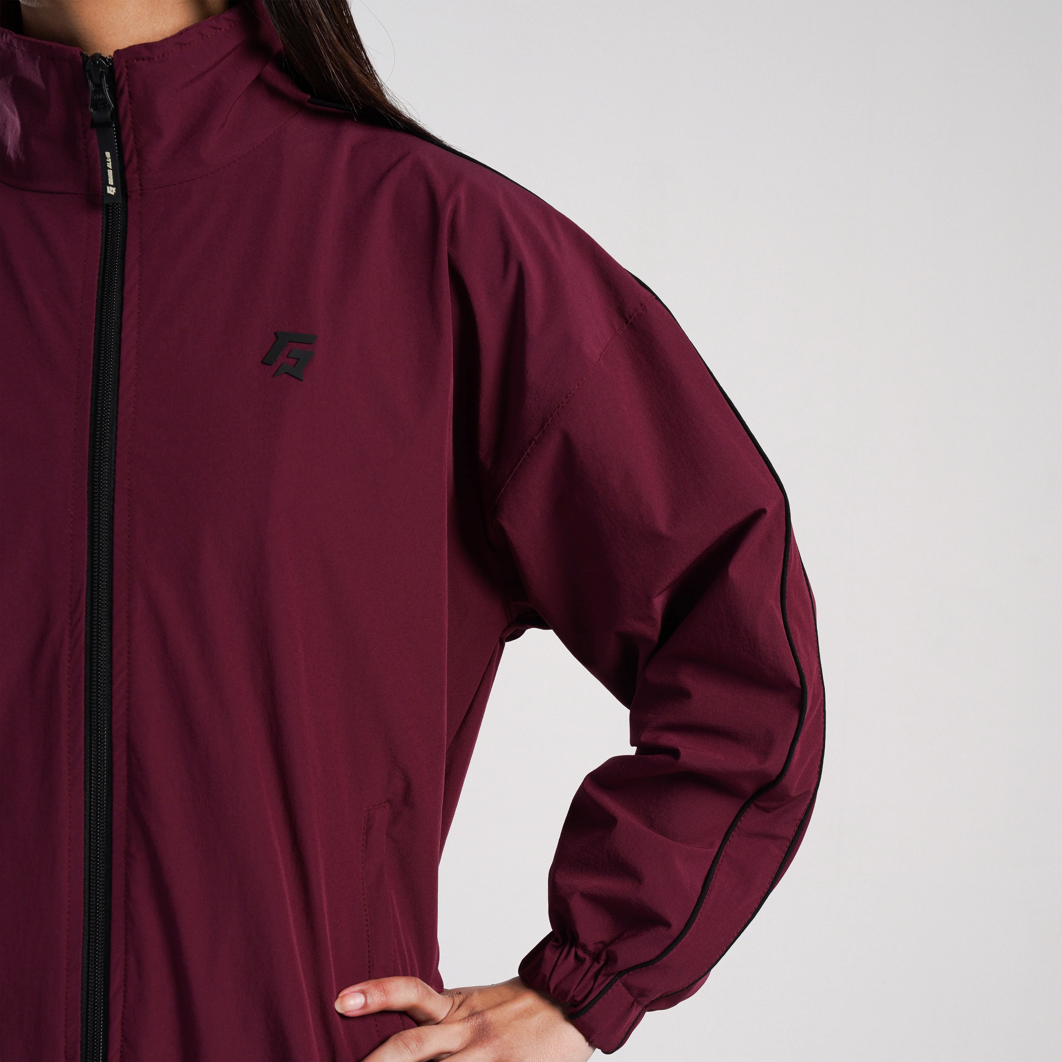 Limitless Track Top (Maroon) - Image 4