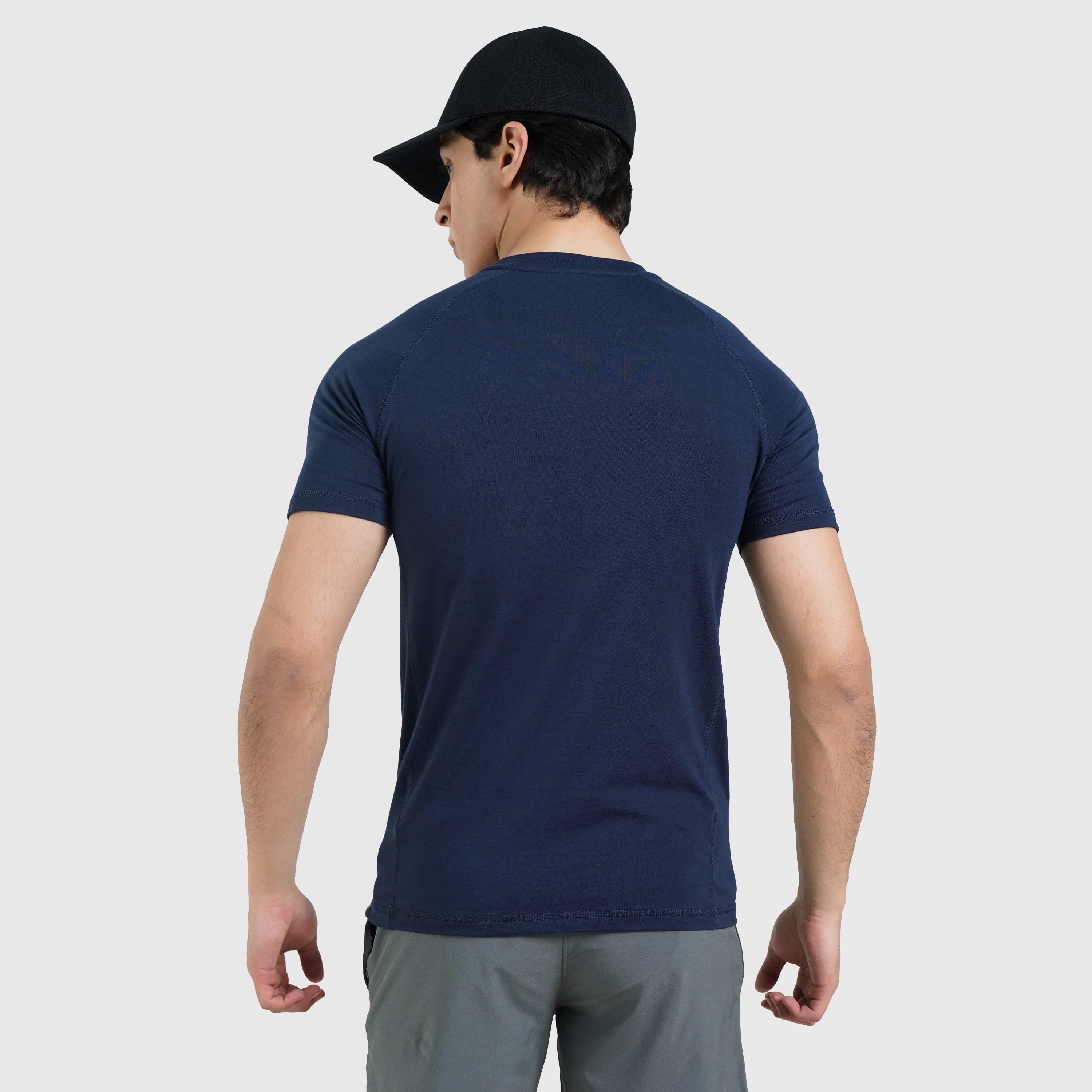 M024 Short Sleeves Tee (Navy) - Image 2