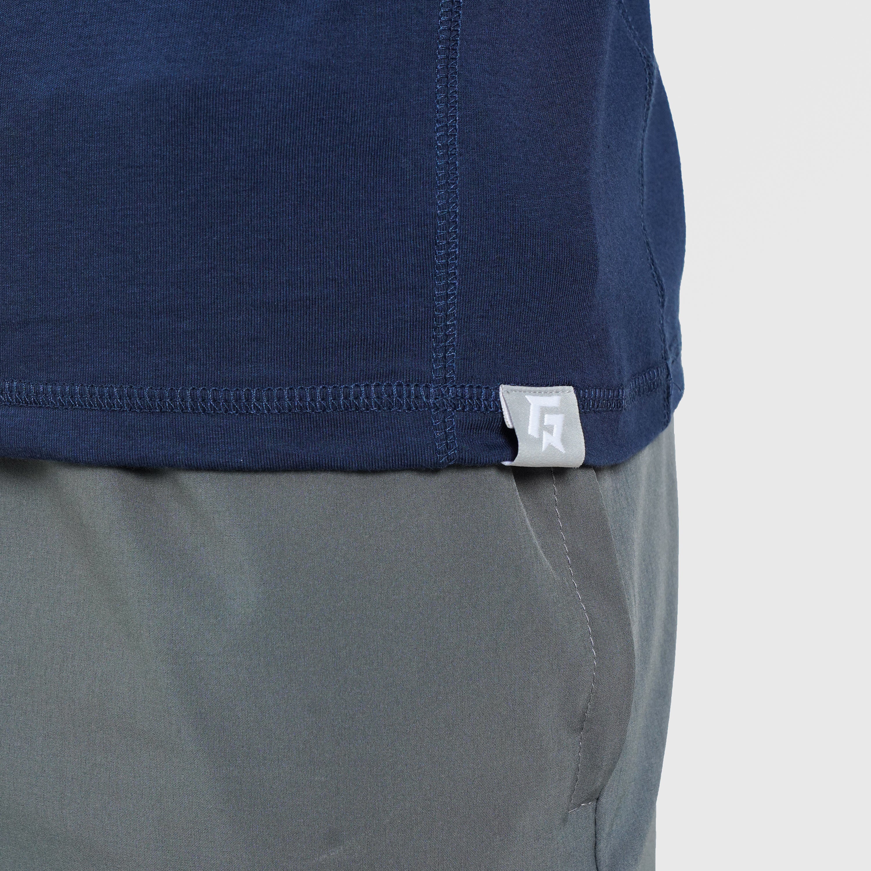M024 Short Sleeves Tee (Navy) - Image 5