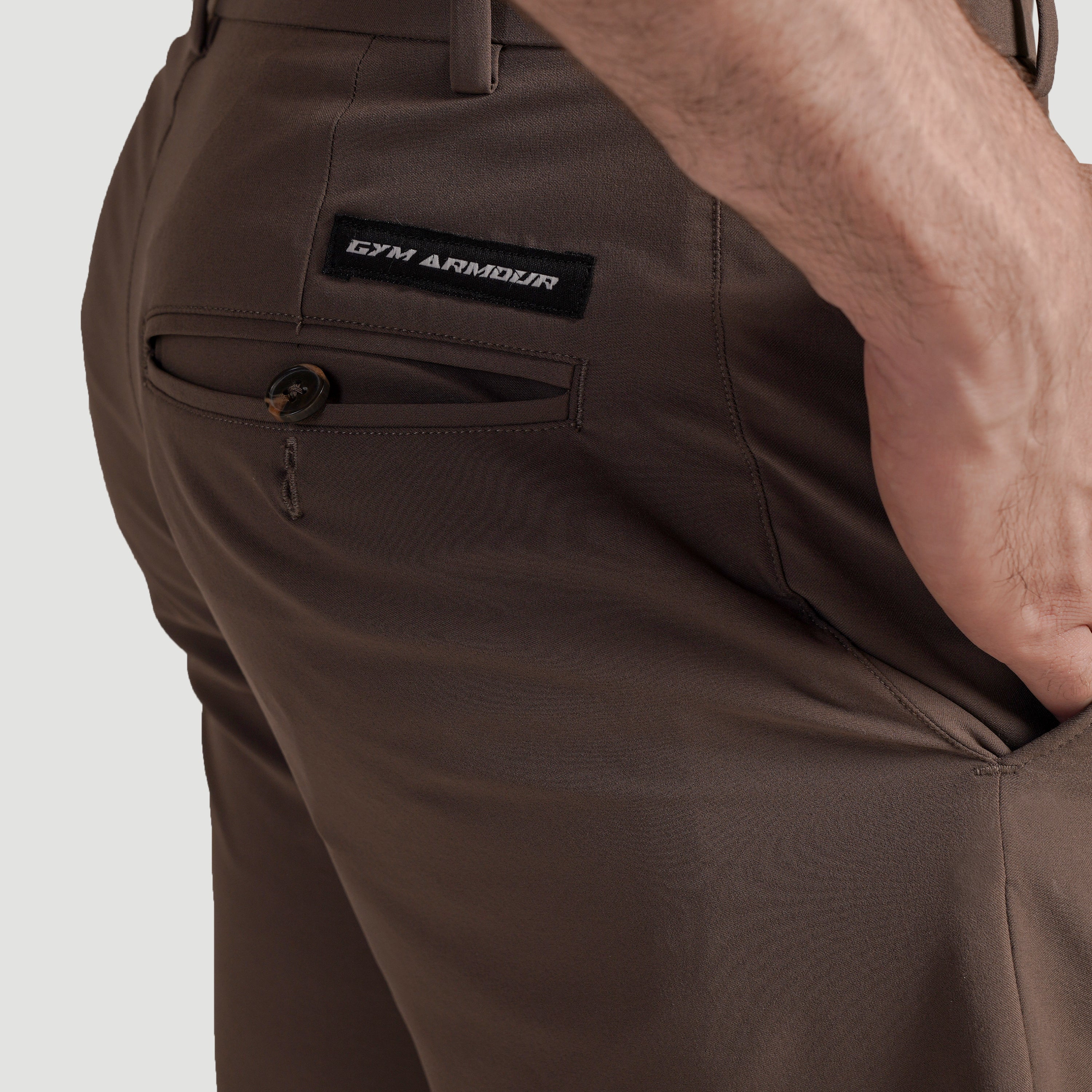 Max Motion Shorts (Brown) - Image 5