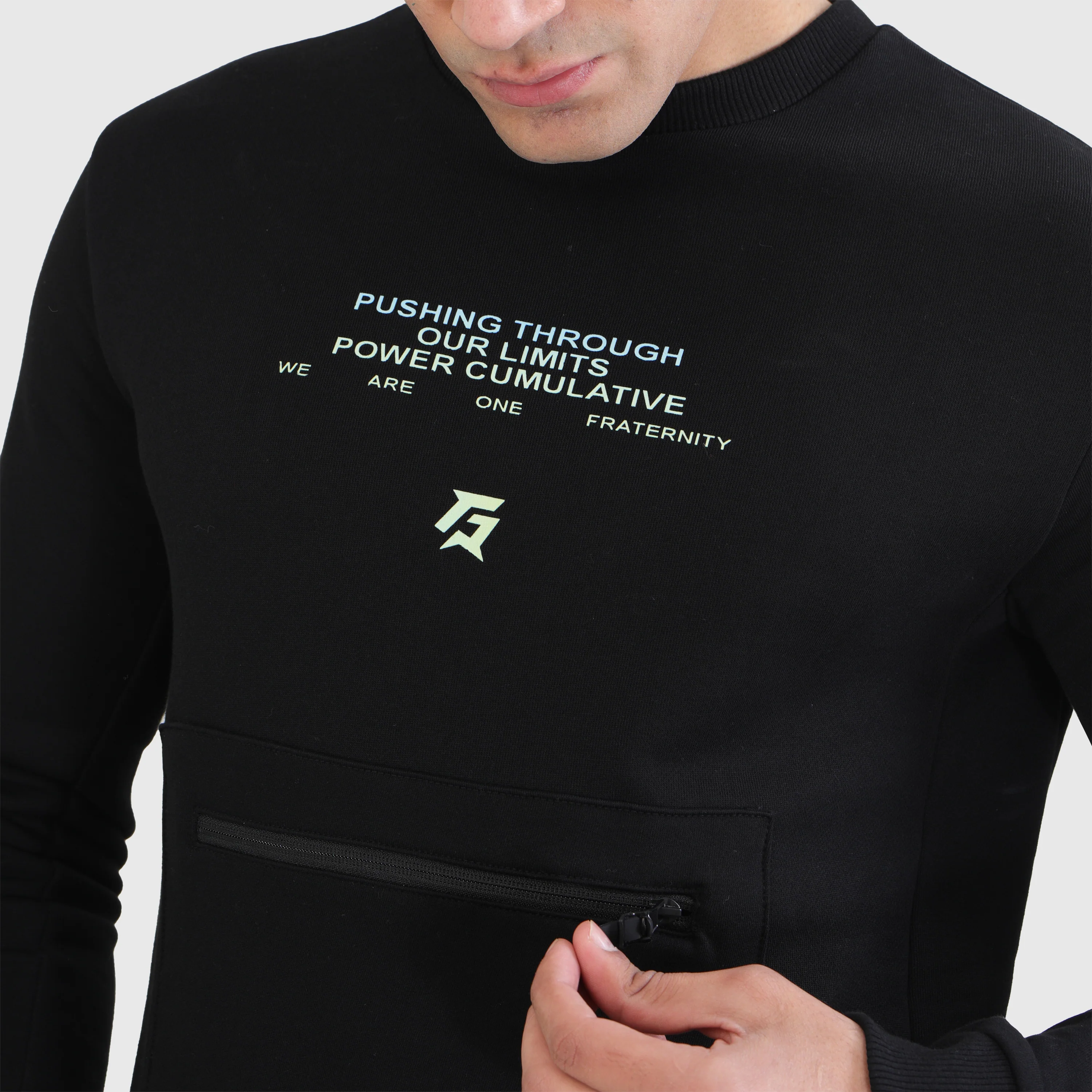 Affable Sweatshirt (Black) - Image 3
