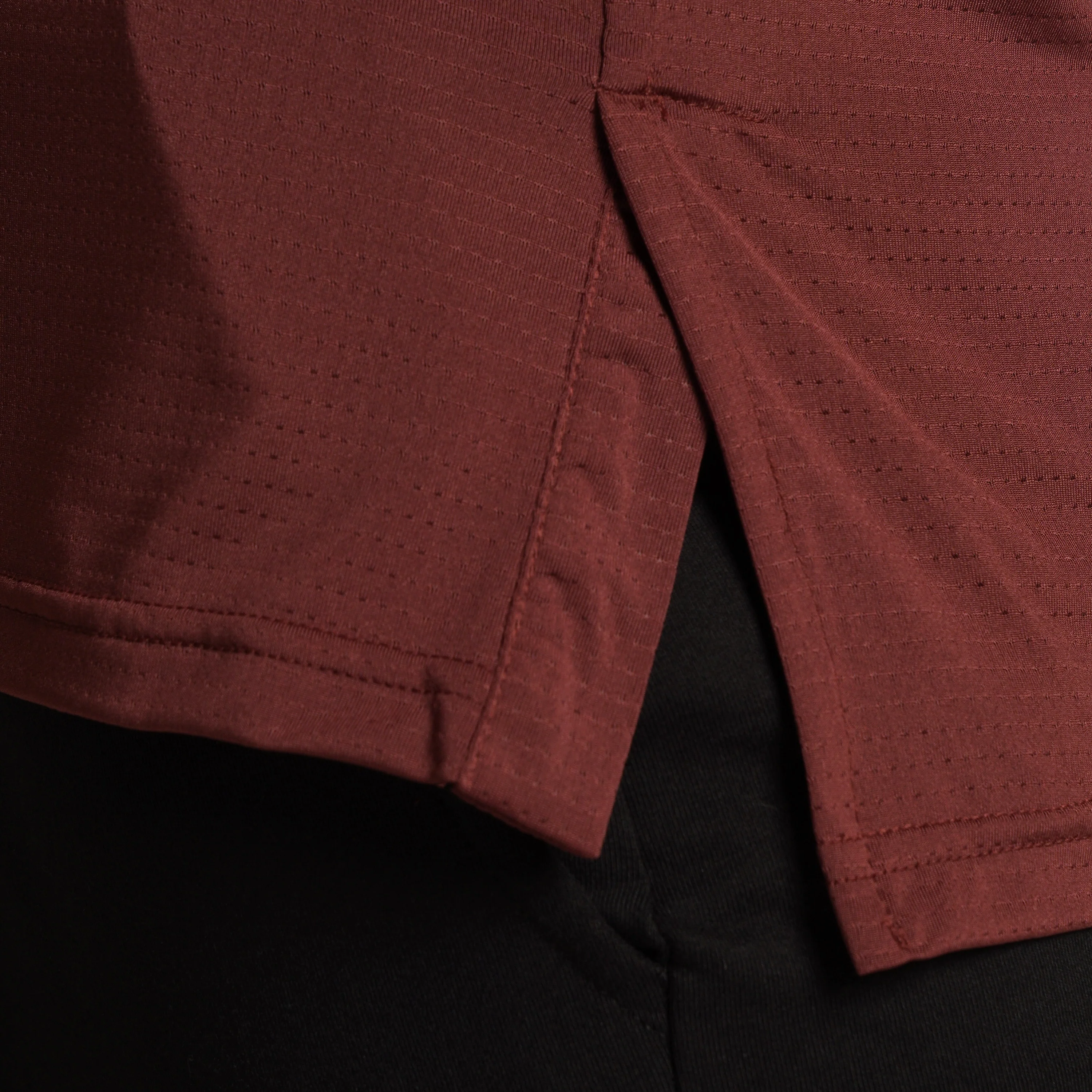 Mesh Motion Tee (Maroon) - Image 5