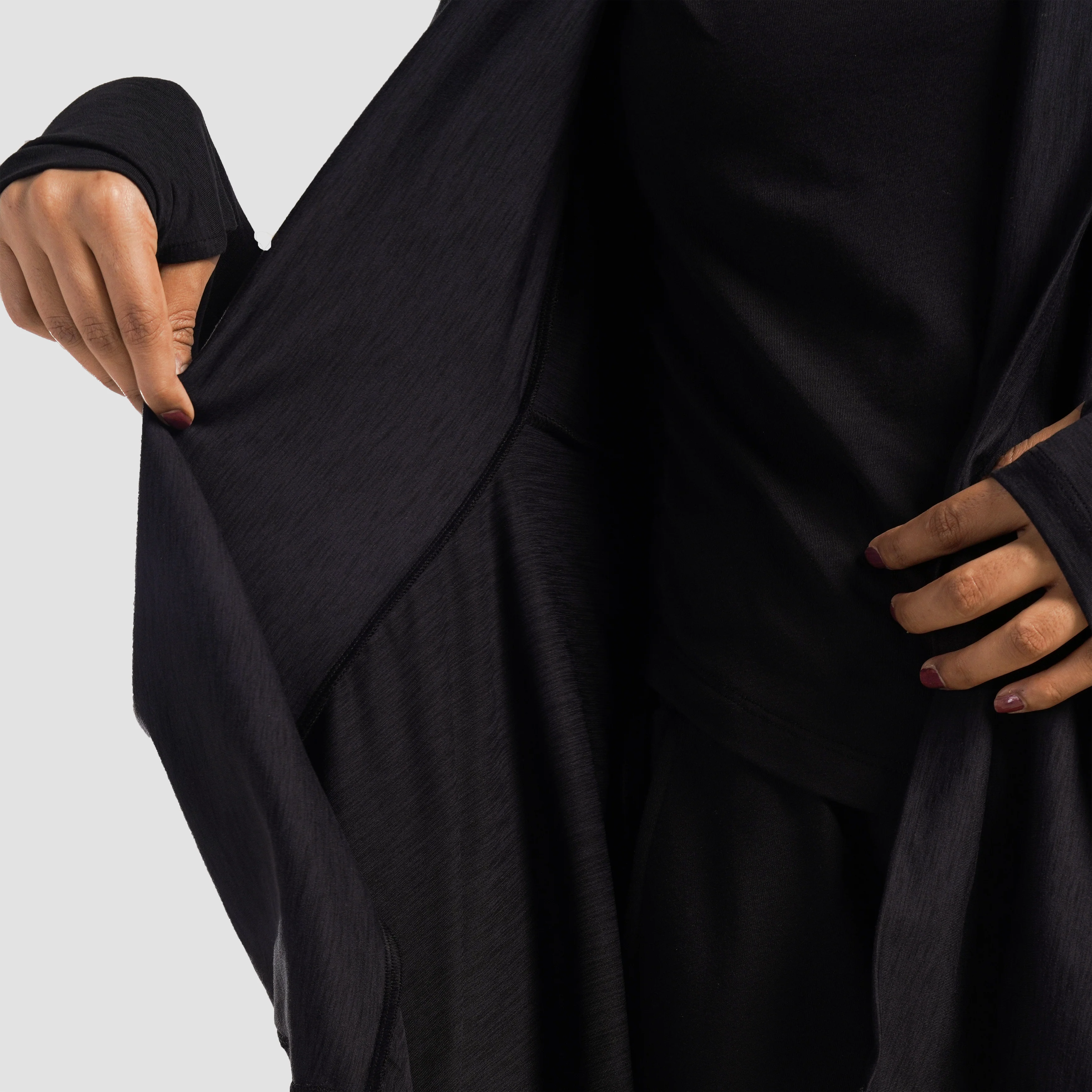 Modest Wrap (Charcoal) - Image 5