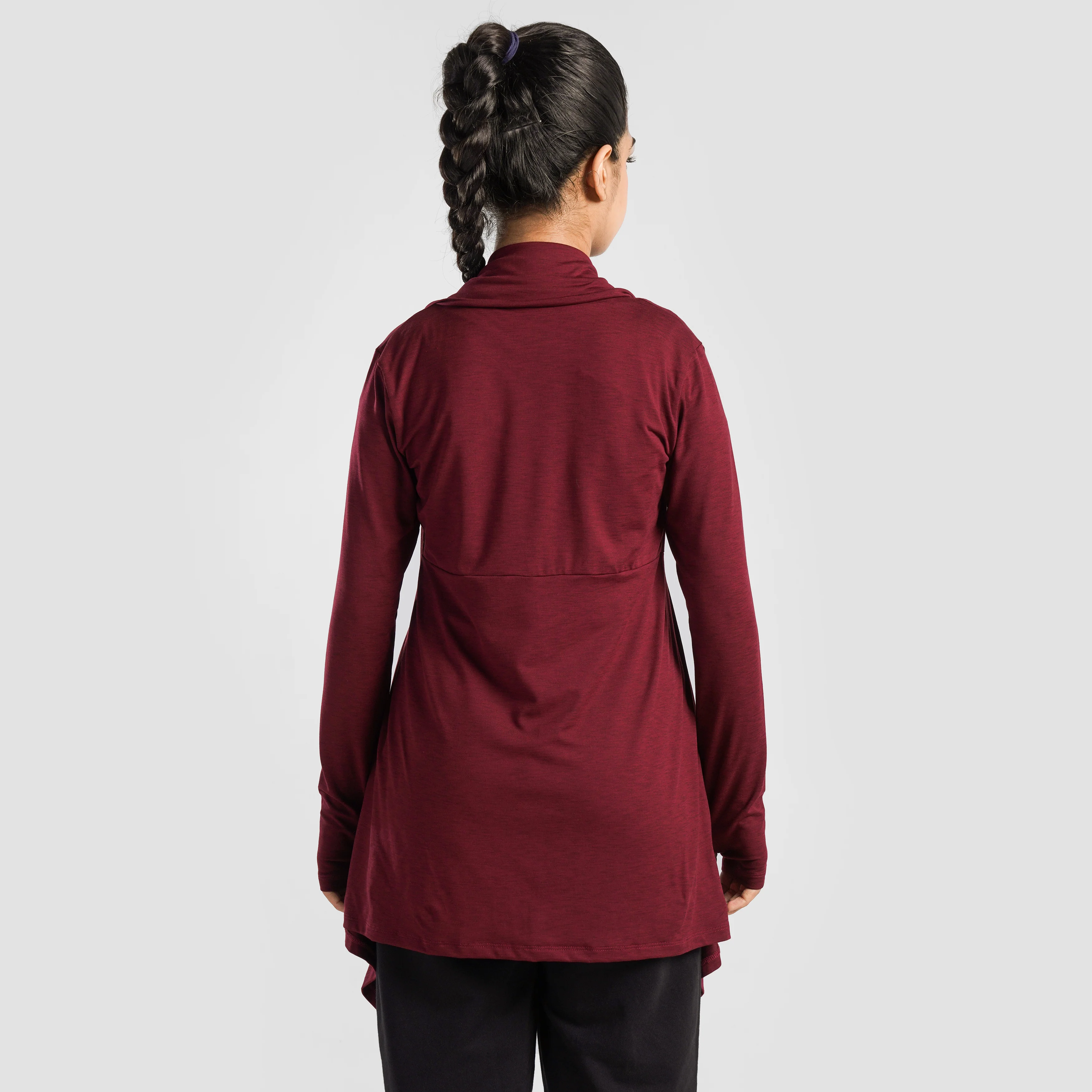 Modest Wrap (Maroon) - Image 3