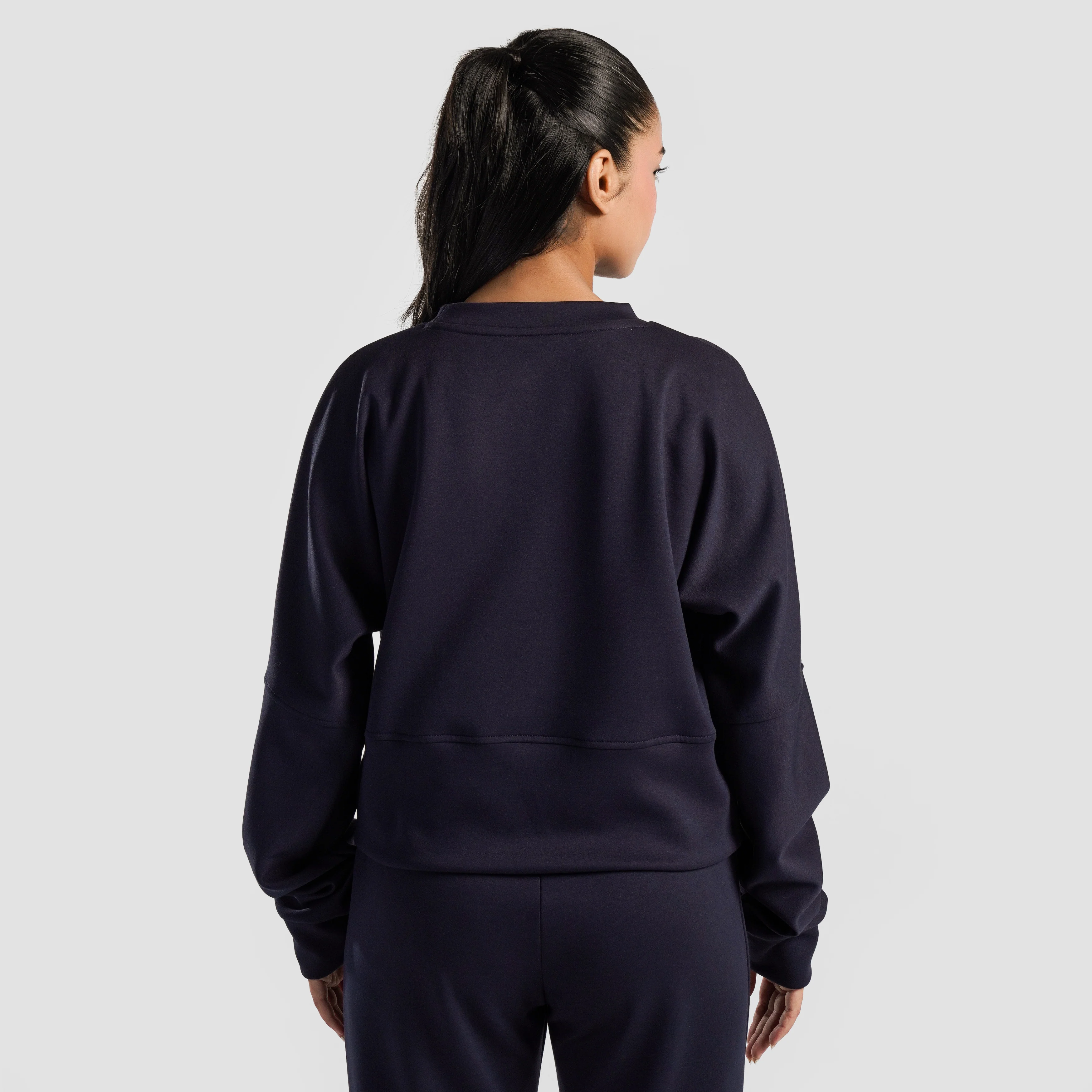 Monocrop SweatShirt (Navy) - Image 2