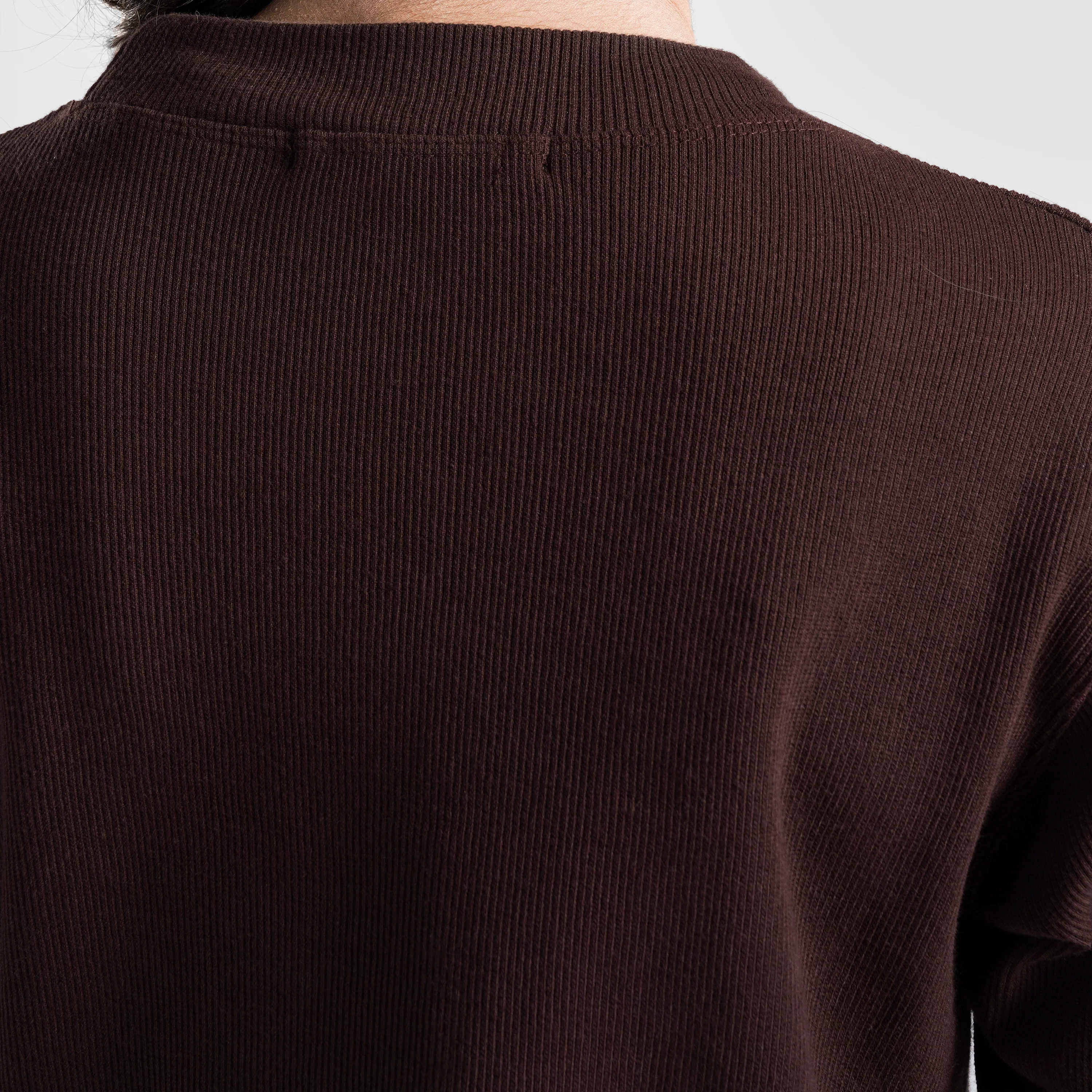 Motion Rib Dress (Brown) - Image 6