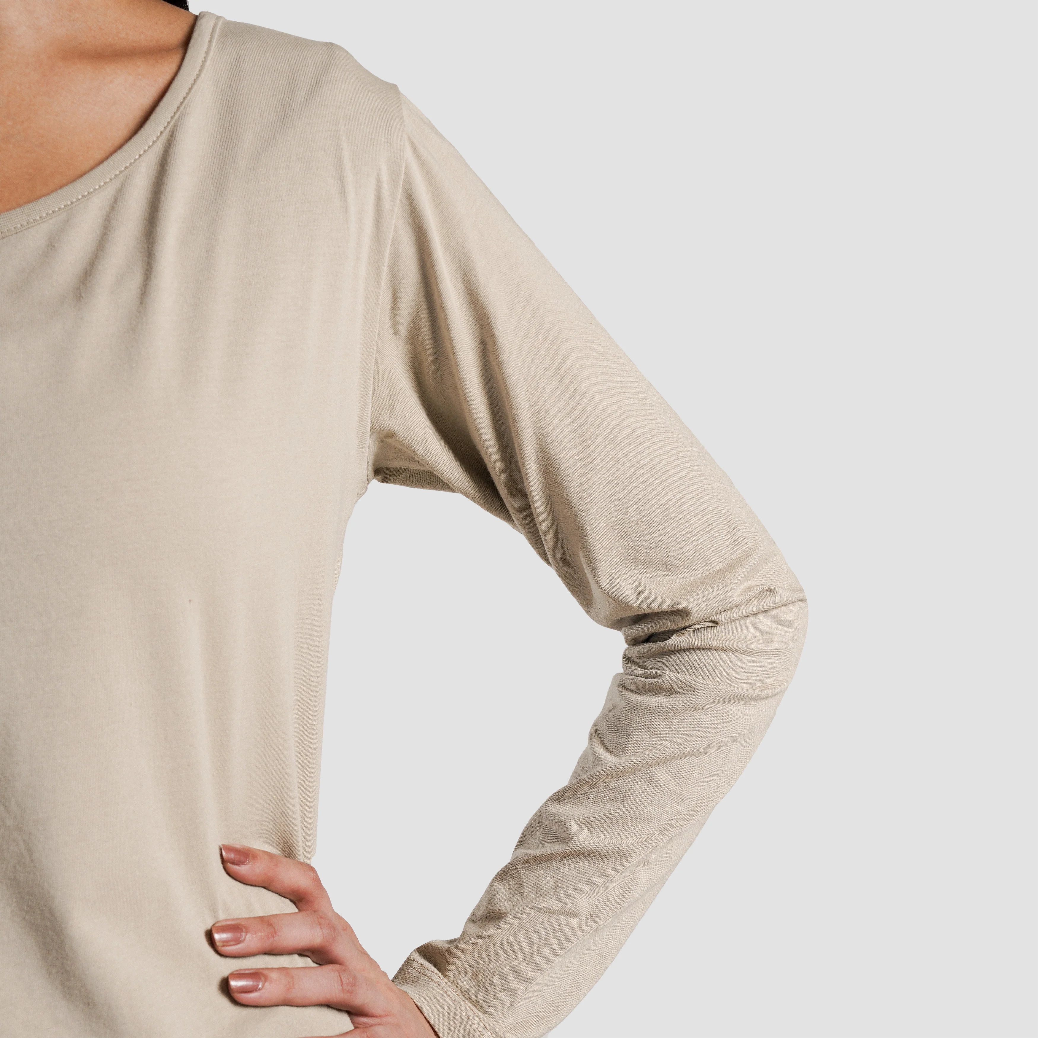 No Edge Tee (Beige) - Image 6