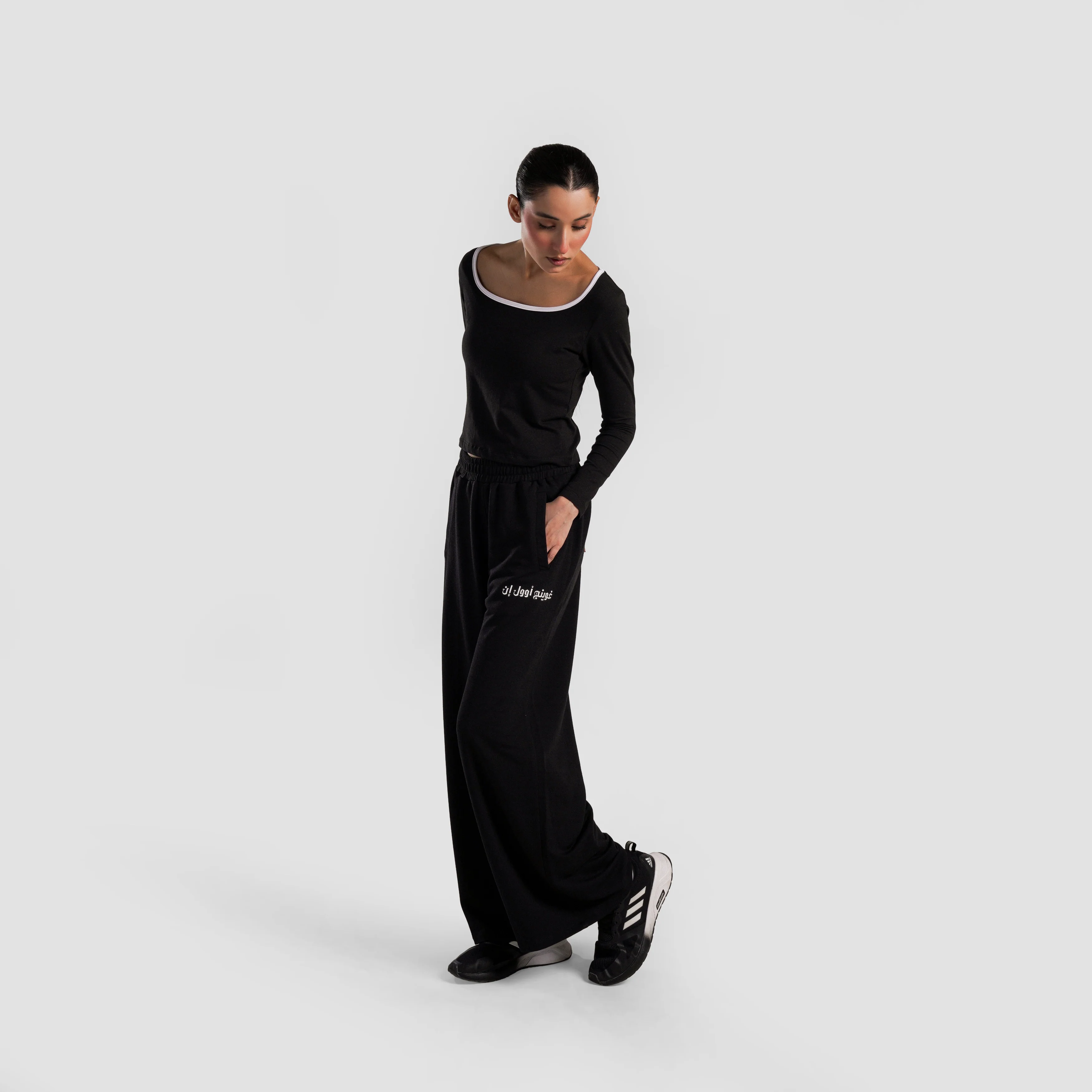 Nova Terry Trousers (Black) - Image 4