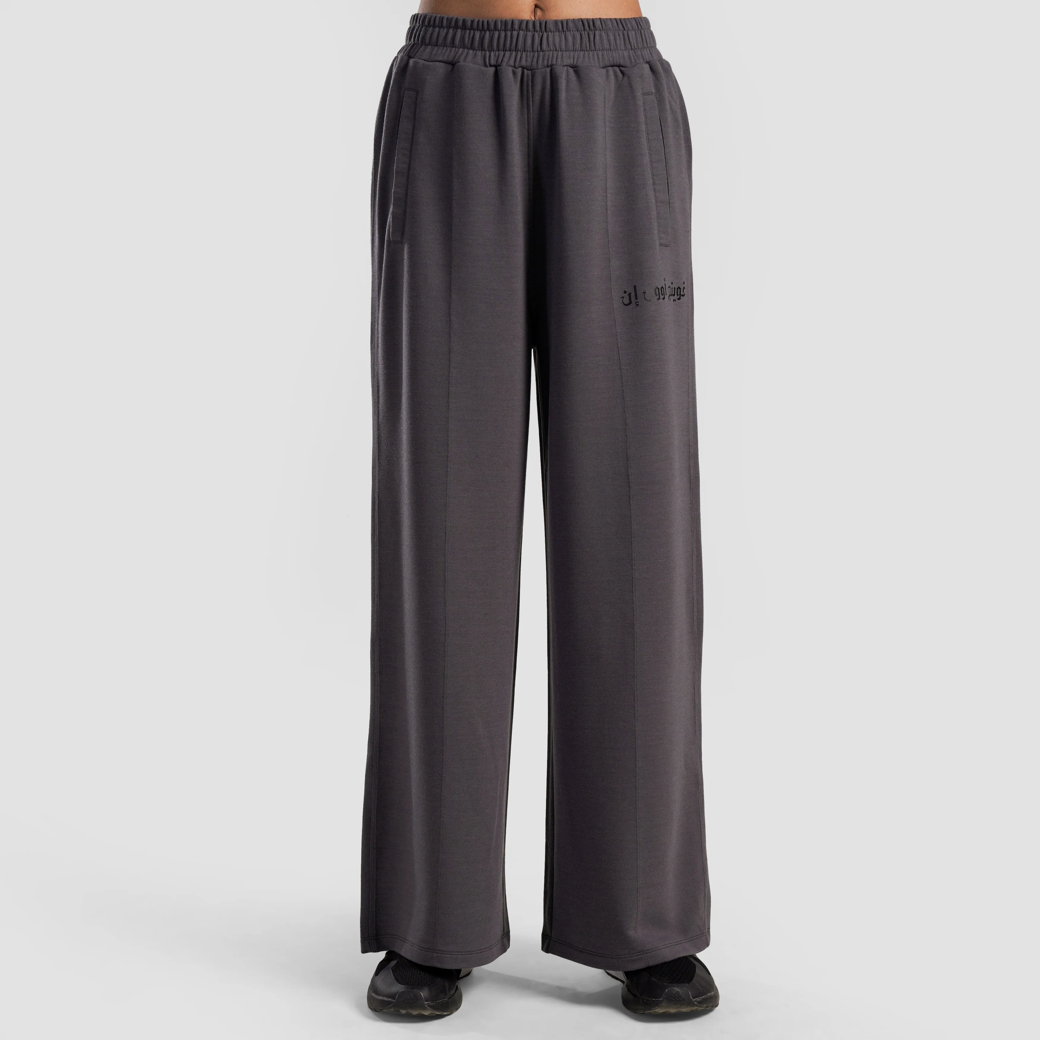 Nova Terry Trousers (Charcoal) - Image 2