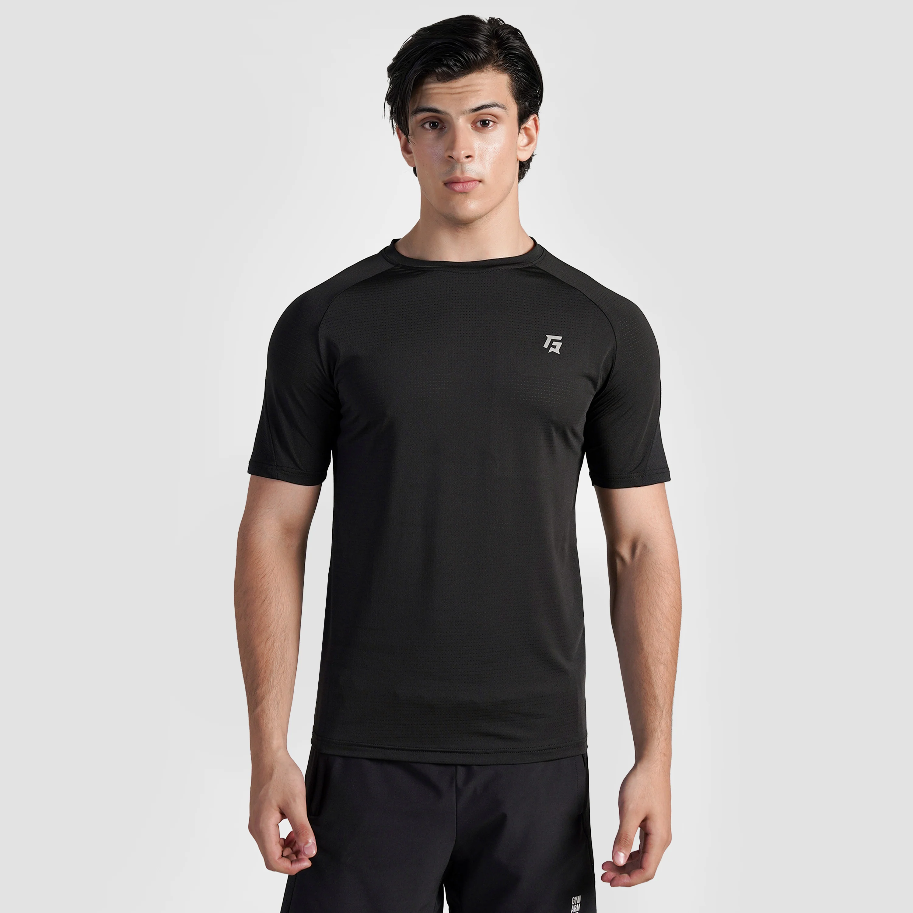 Outline Tee (Black) - Image 2