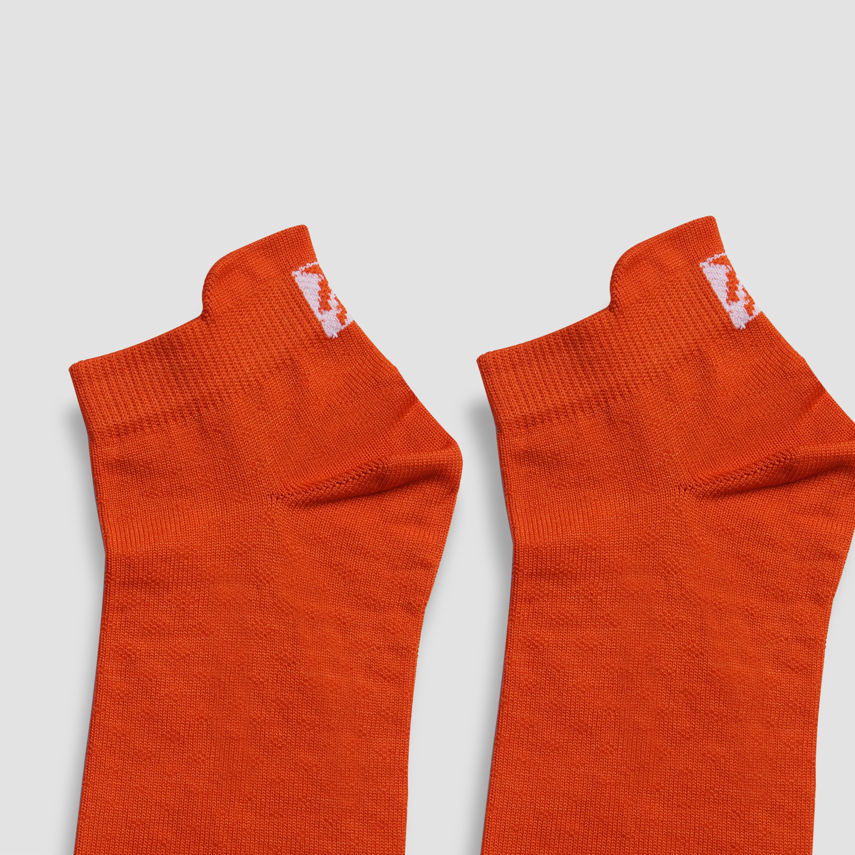 PowerCore Quarter Socks (Neon Orange) - Image 4