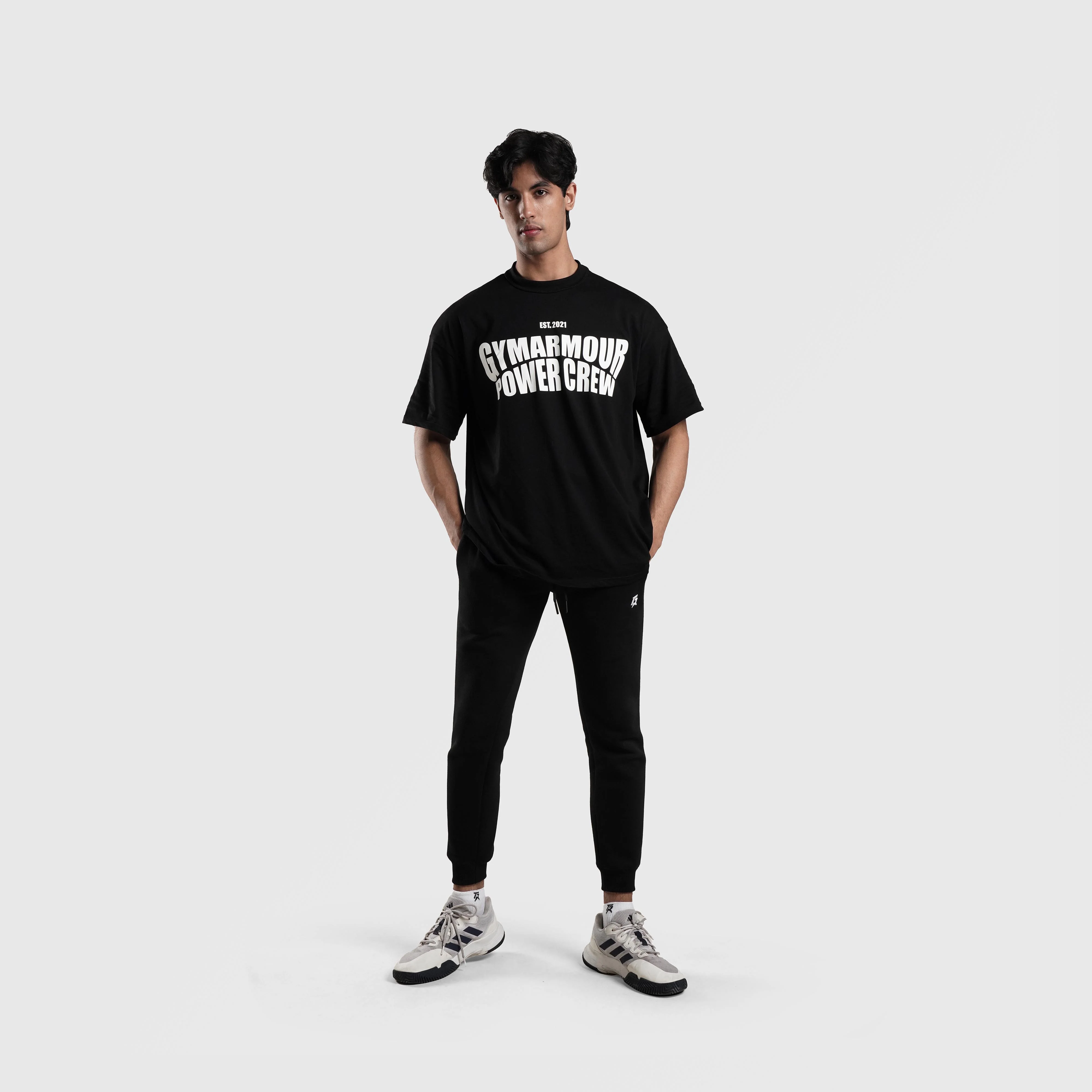 Power Crew Tee (Black) - Image 4