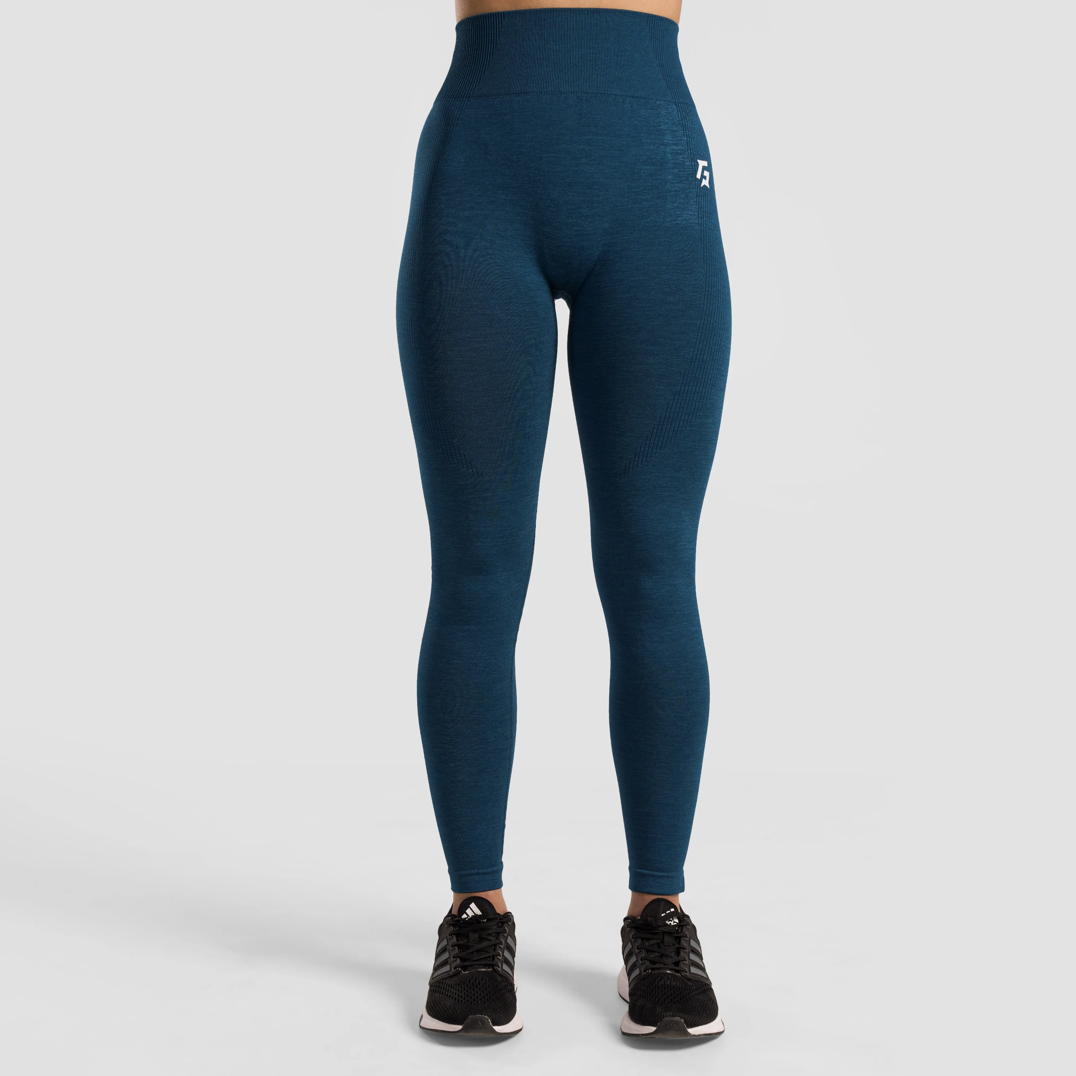 Power Flex Seamless Leggings (Blue) - Image 2