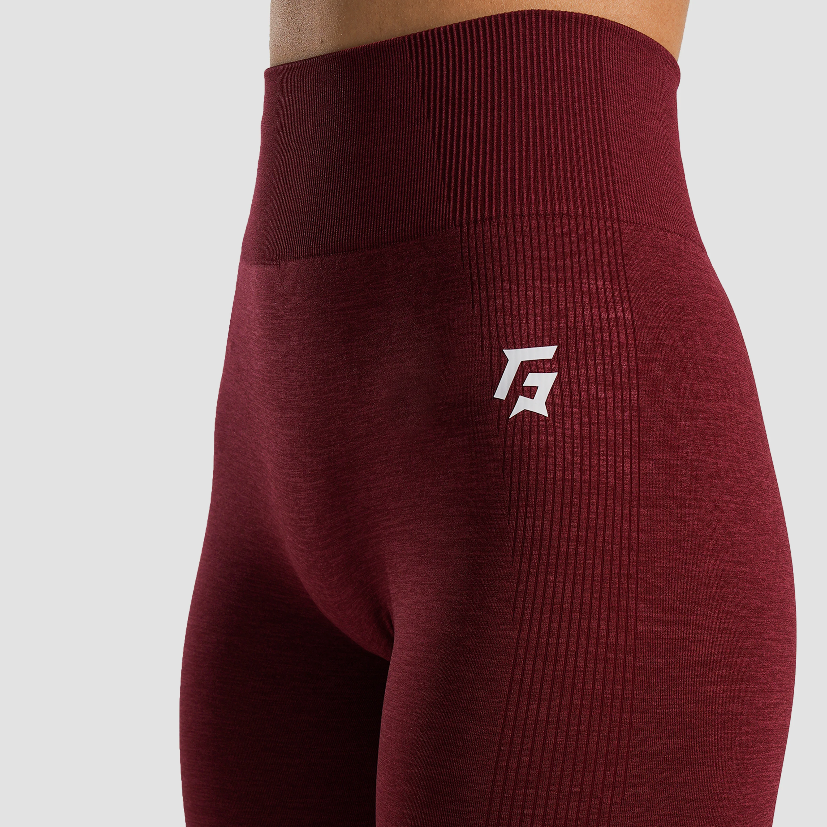 Power Flex Seamless Leggings (Maroon) - Image 6