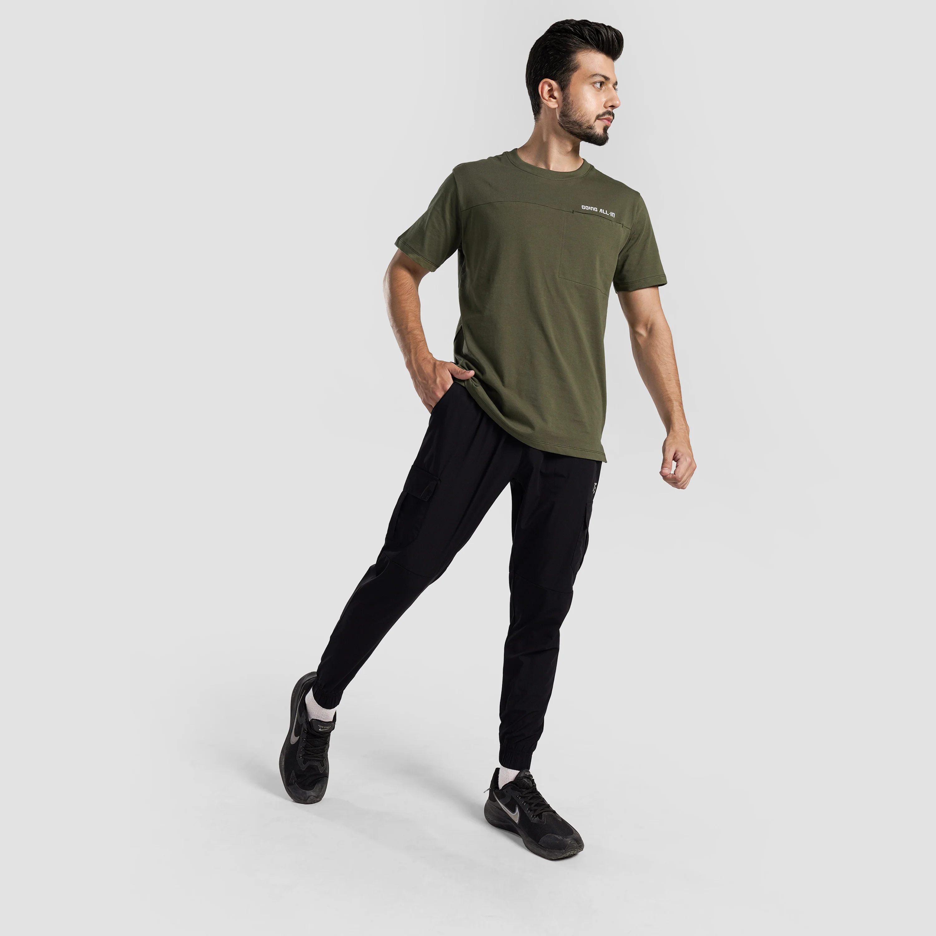 Power Move Tee (Olive) - Image 4