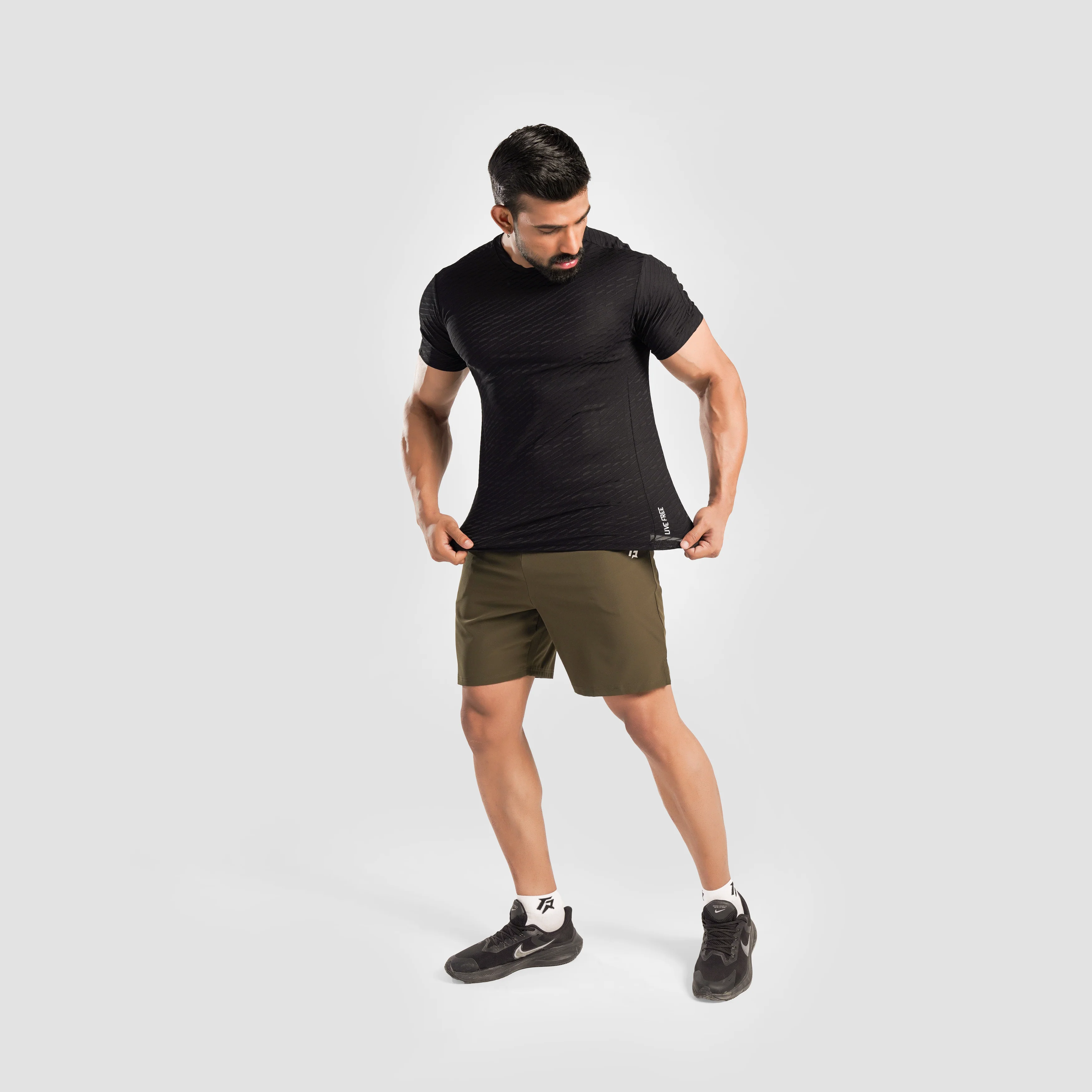 Power Rise Tee (Black) - Image 4