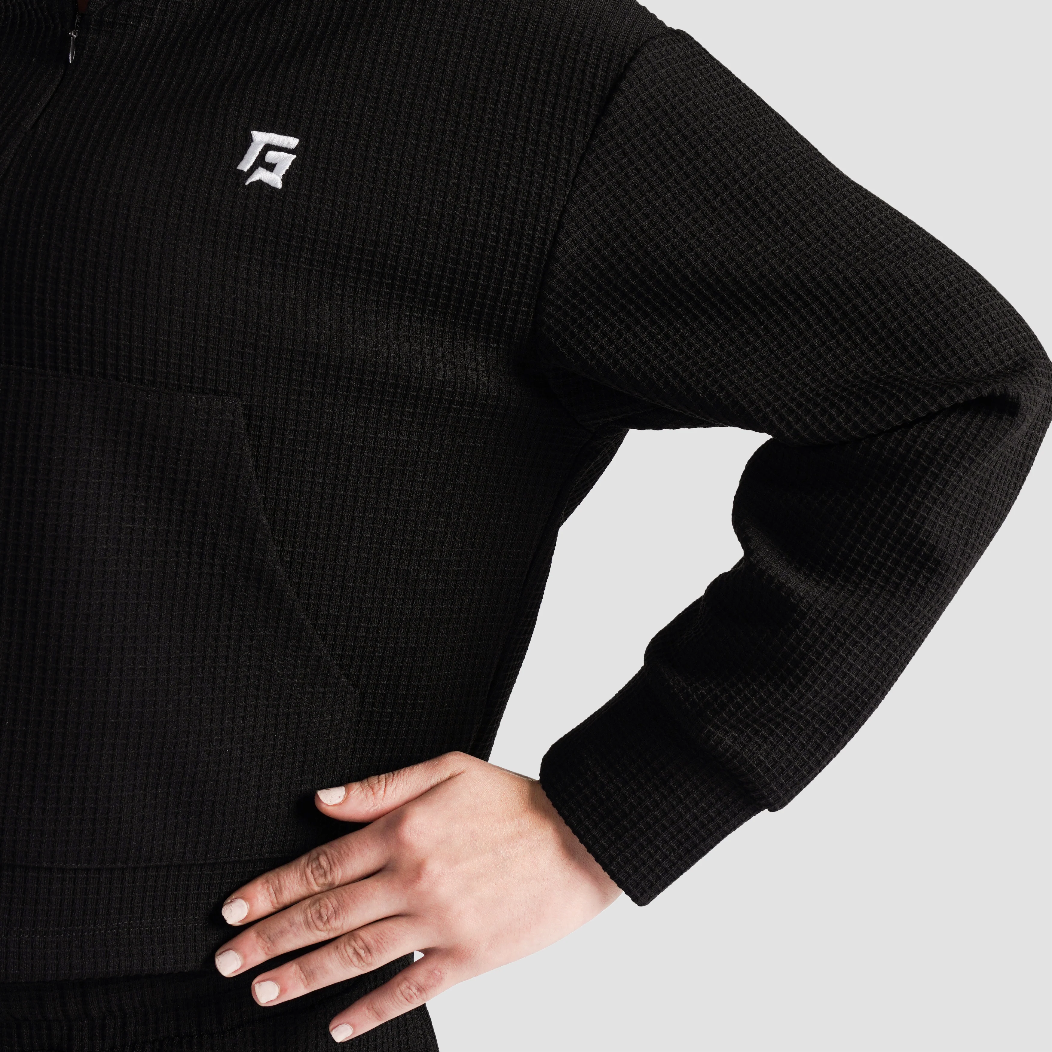 Prime Half Zip Upper (Black) - Image 6