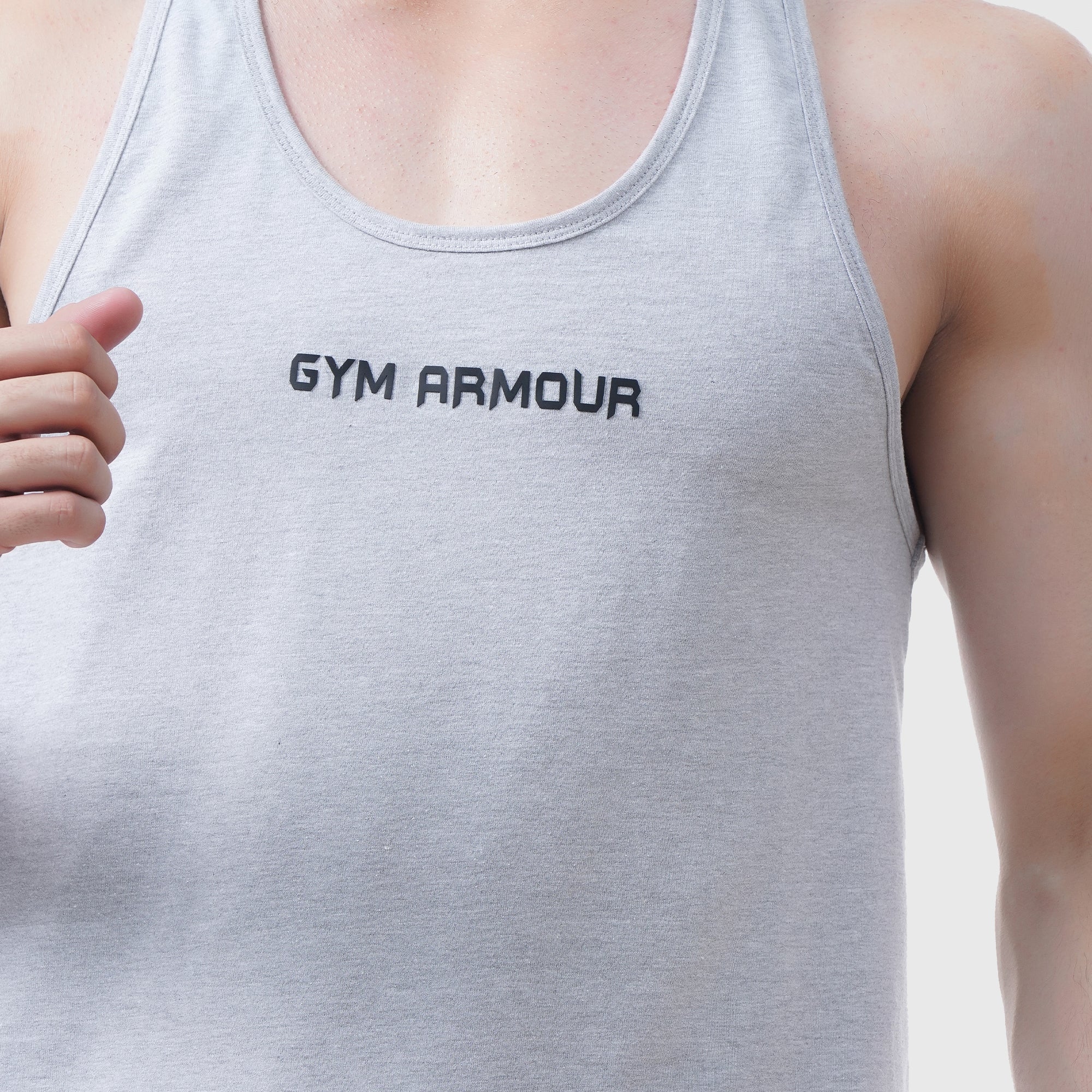 Pro Grip Tank (Heather Grey) - Image 4