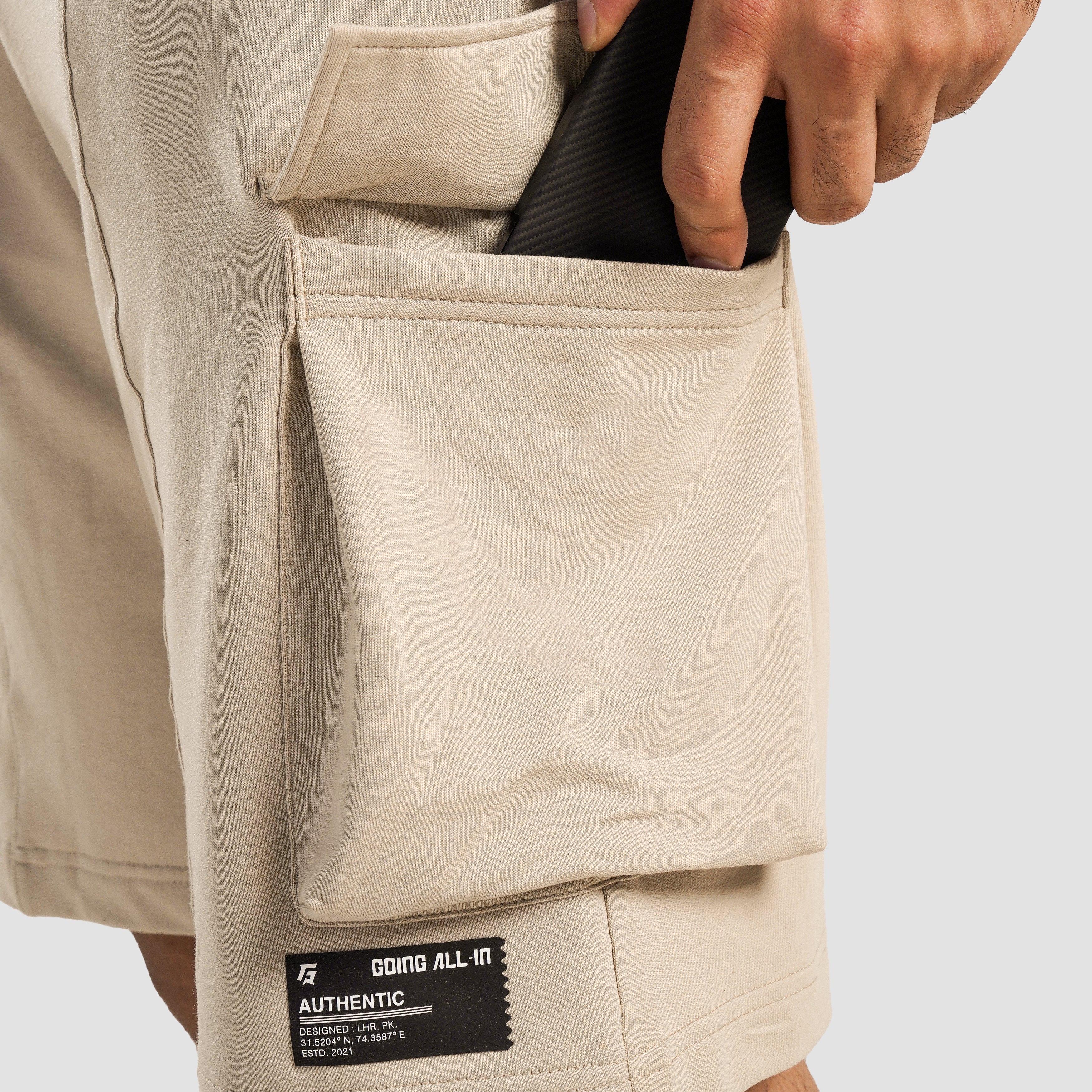 Propel Shorts (Beige) - Image 6