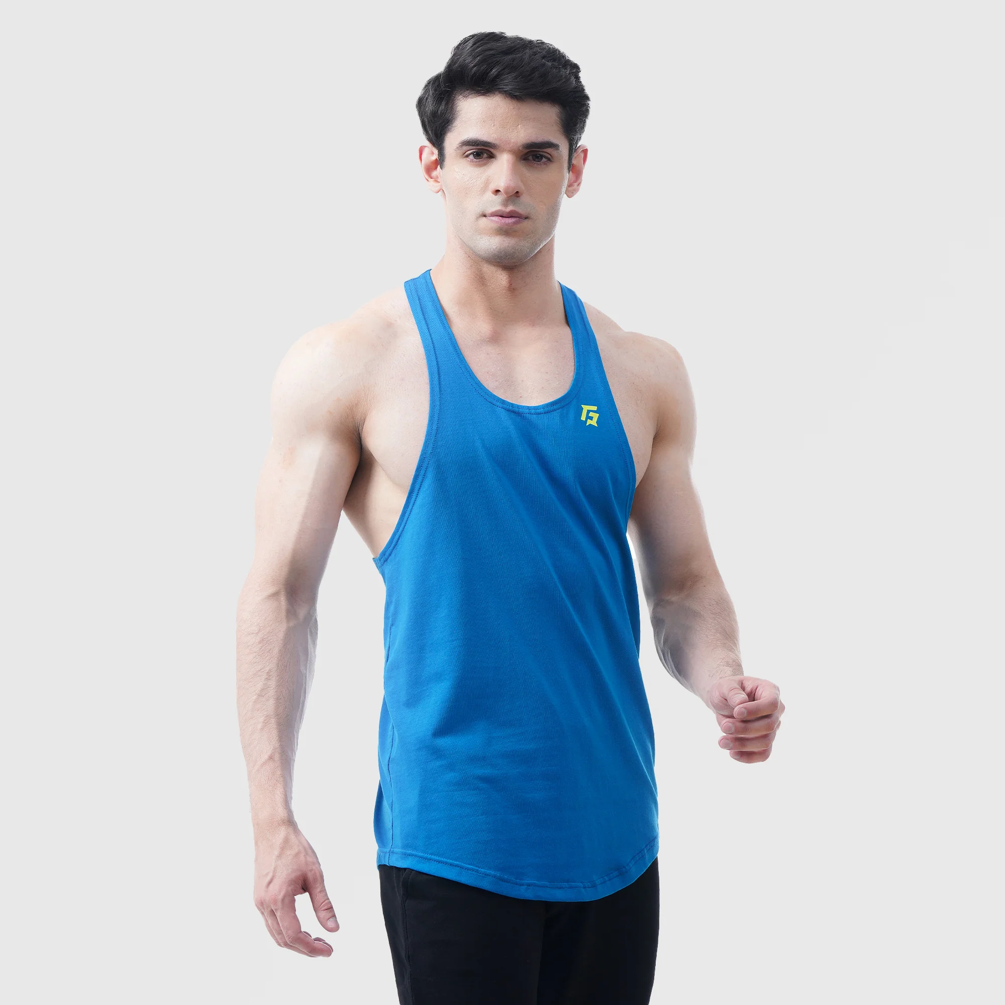 Racer Back Tank (Blue) - Image 4