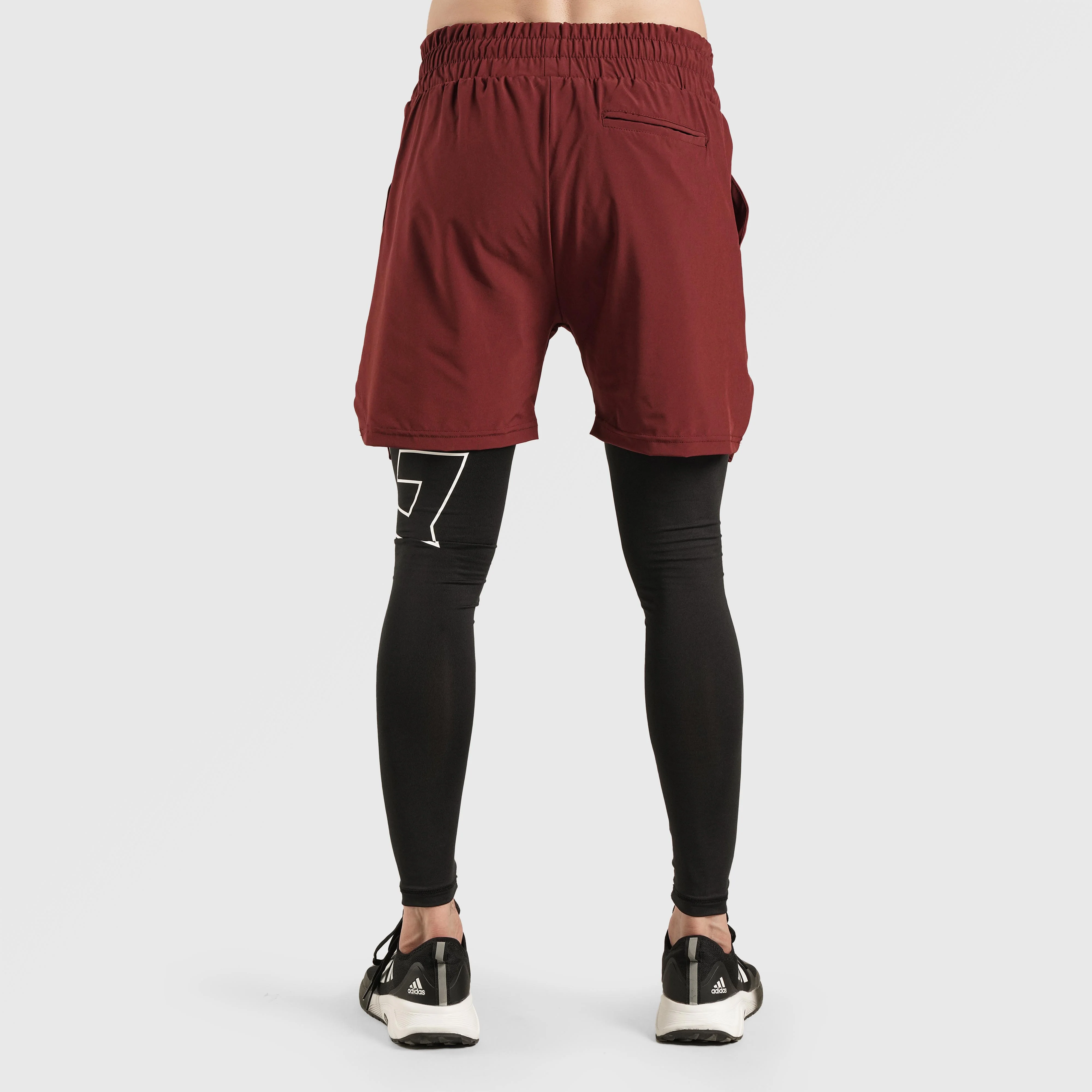 Ray Shorts (Maroon) - Image 2