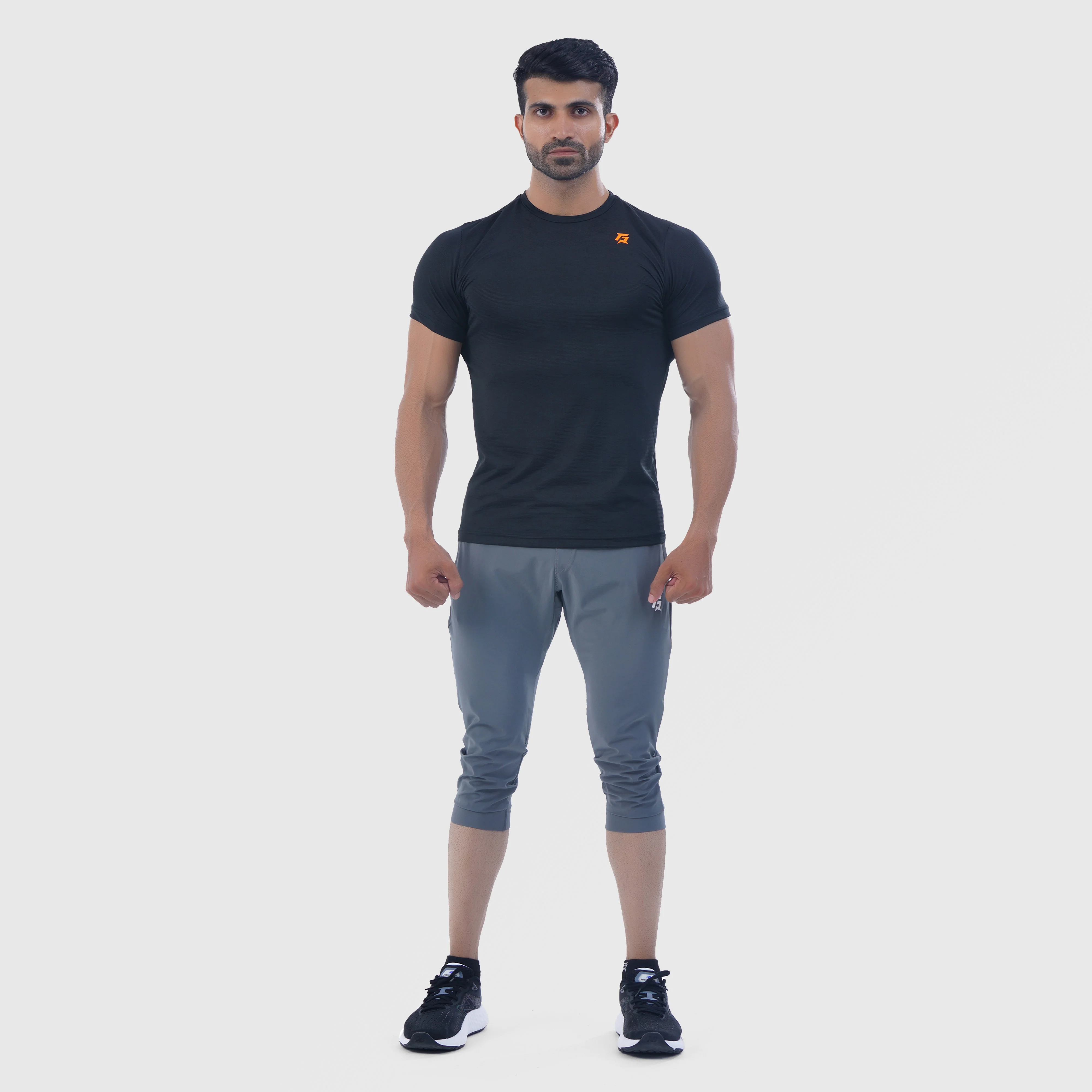 Resistance 3/4 Bottoms (Grey) - Image 4