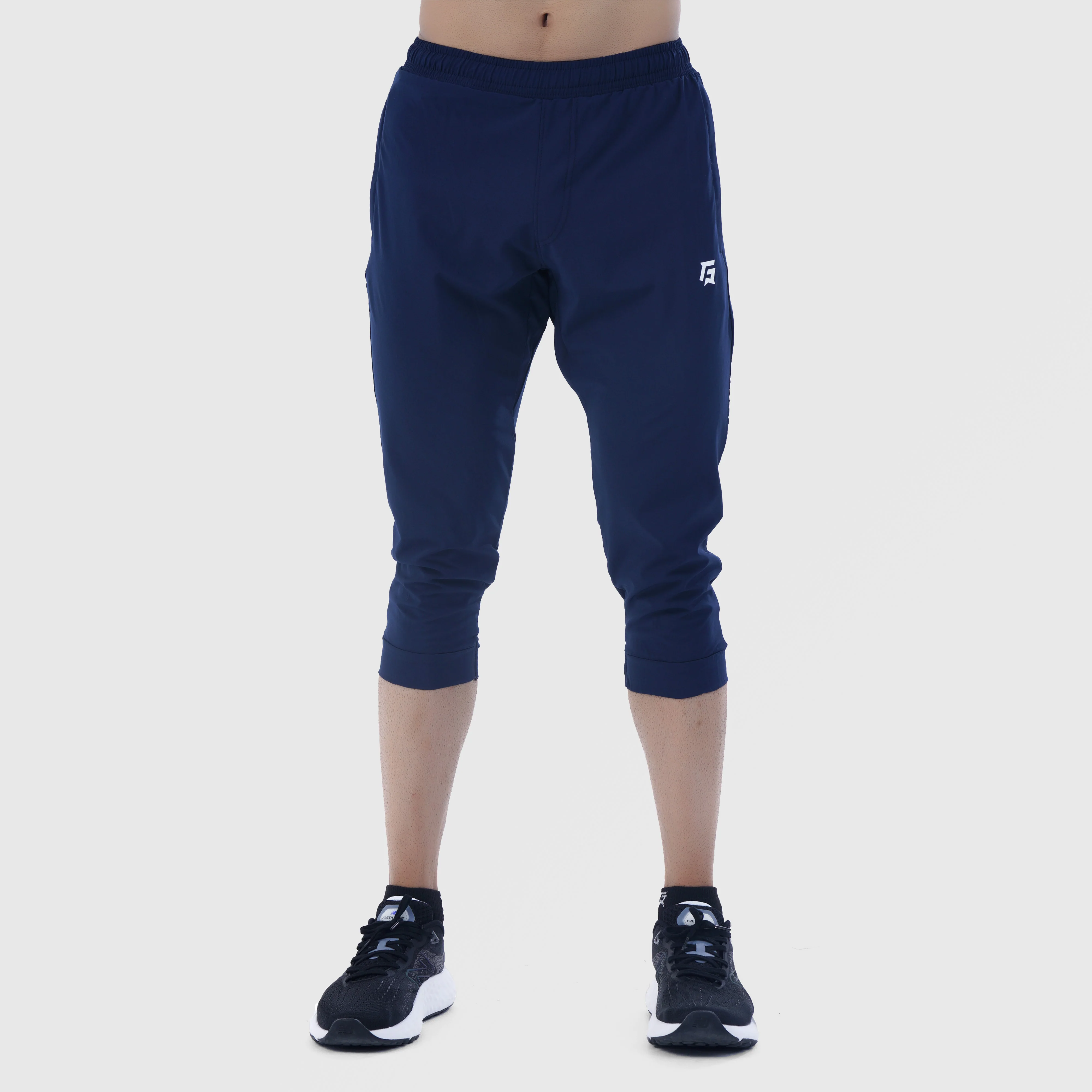 Resistance 3/4 Bottoms (Navy) - Image 3