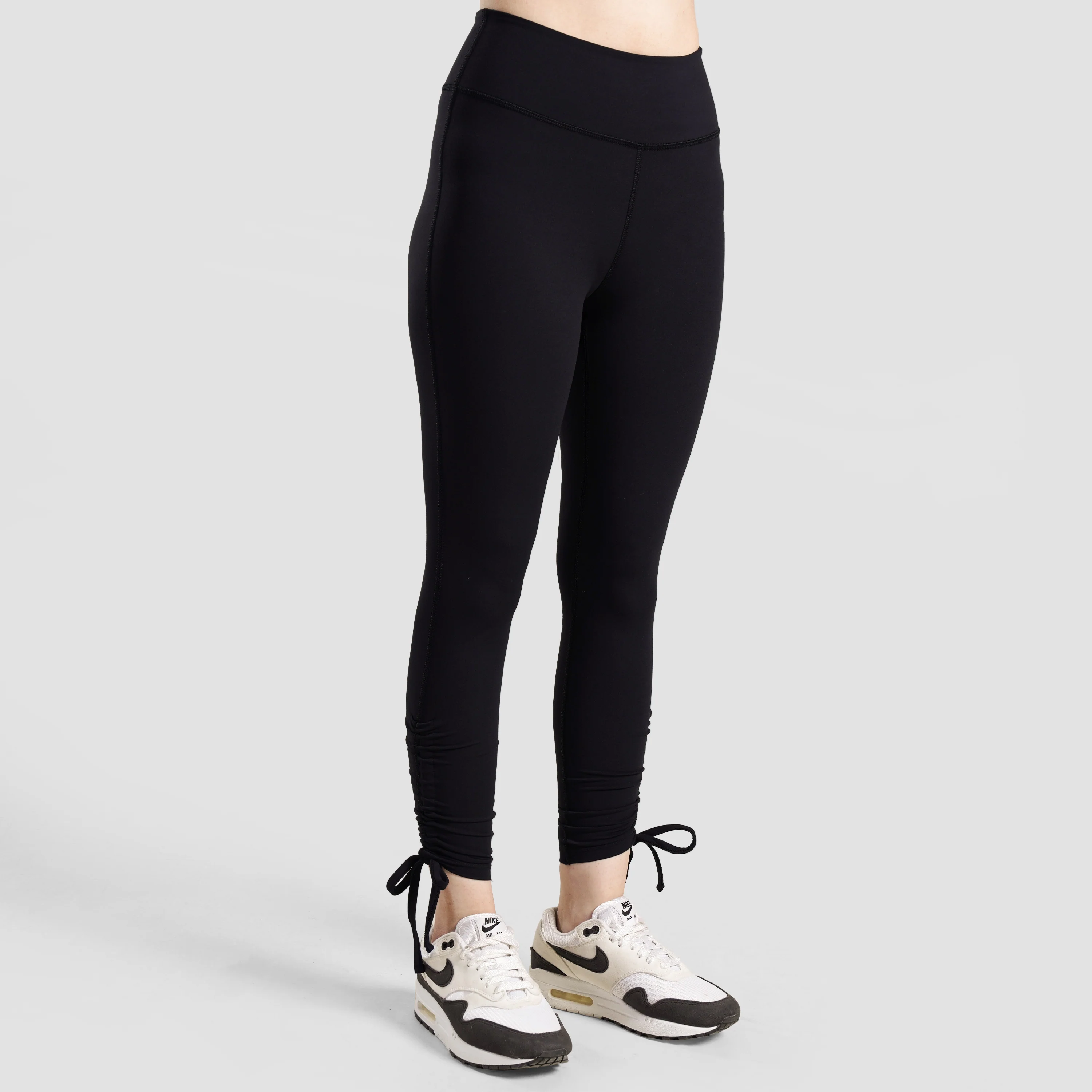 Ribbon Edge Leggings (Black) - Image 3