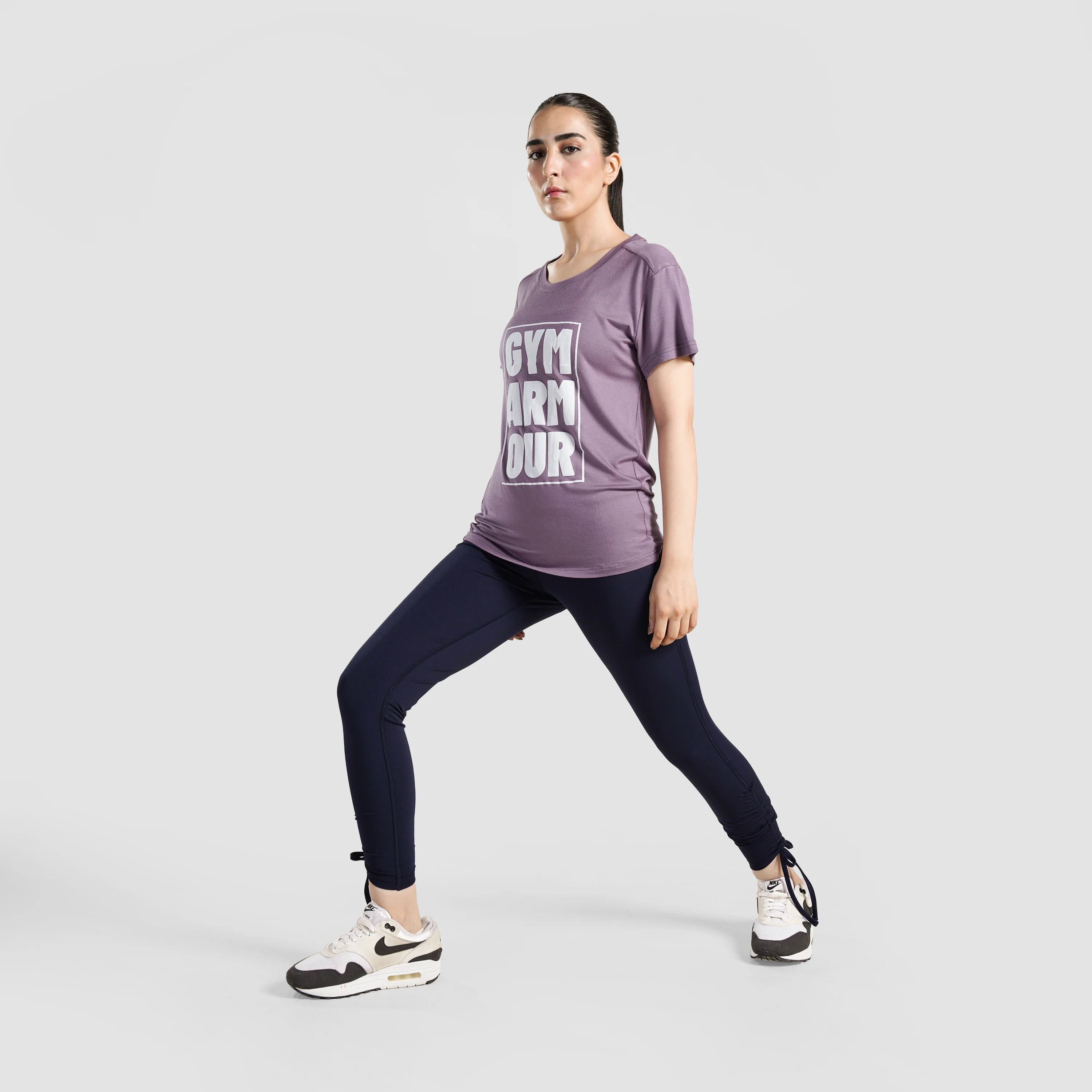 Ribbon Edge Leggings (Navy) - Image 4