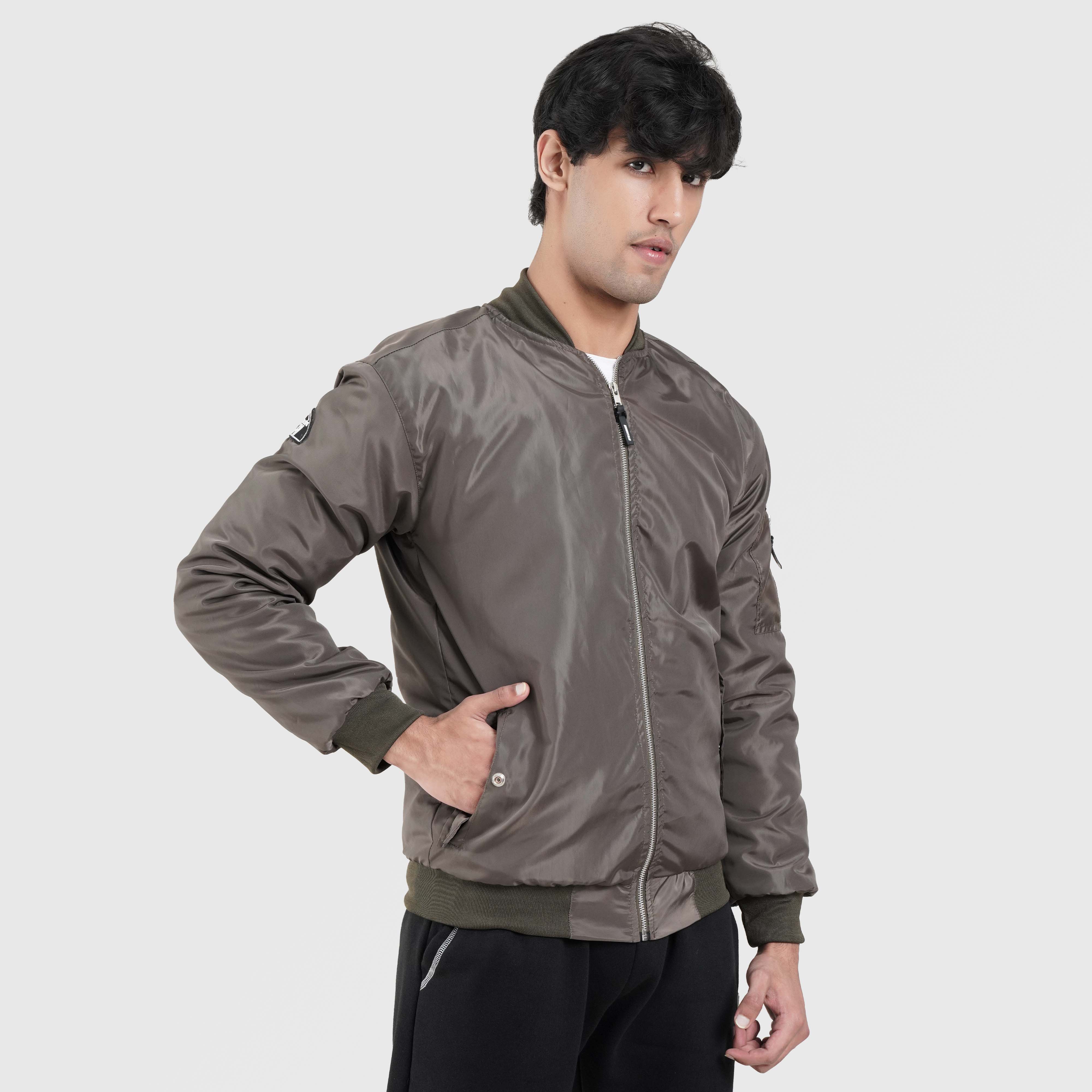 Rock Bomber Jacket (Olive) - Image 3