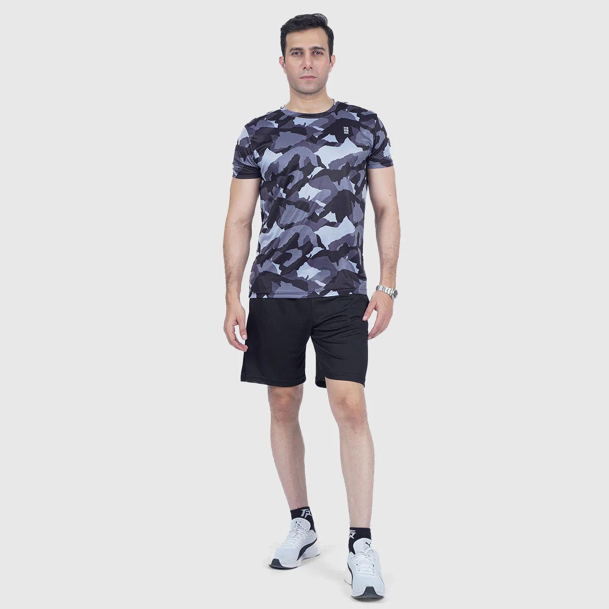 Running Mesh Shorts (Black) - Image 4